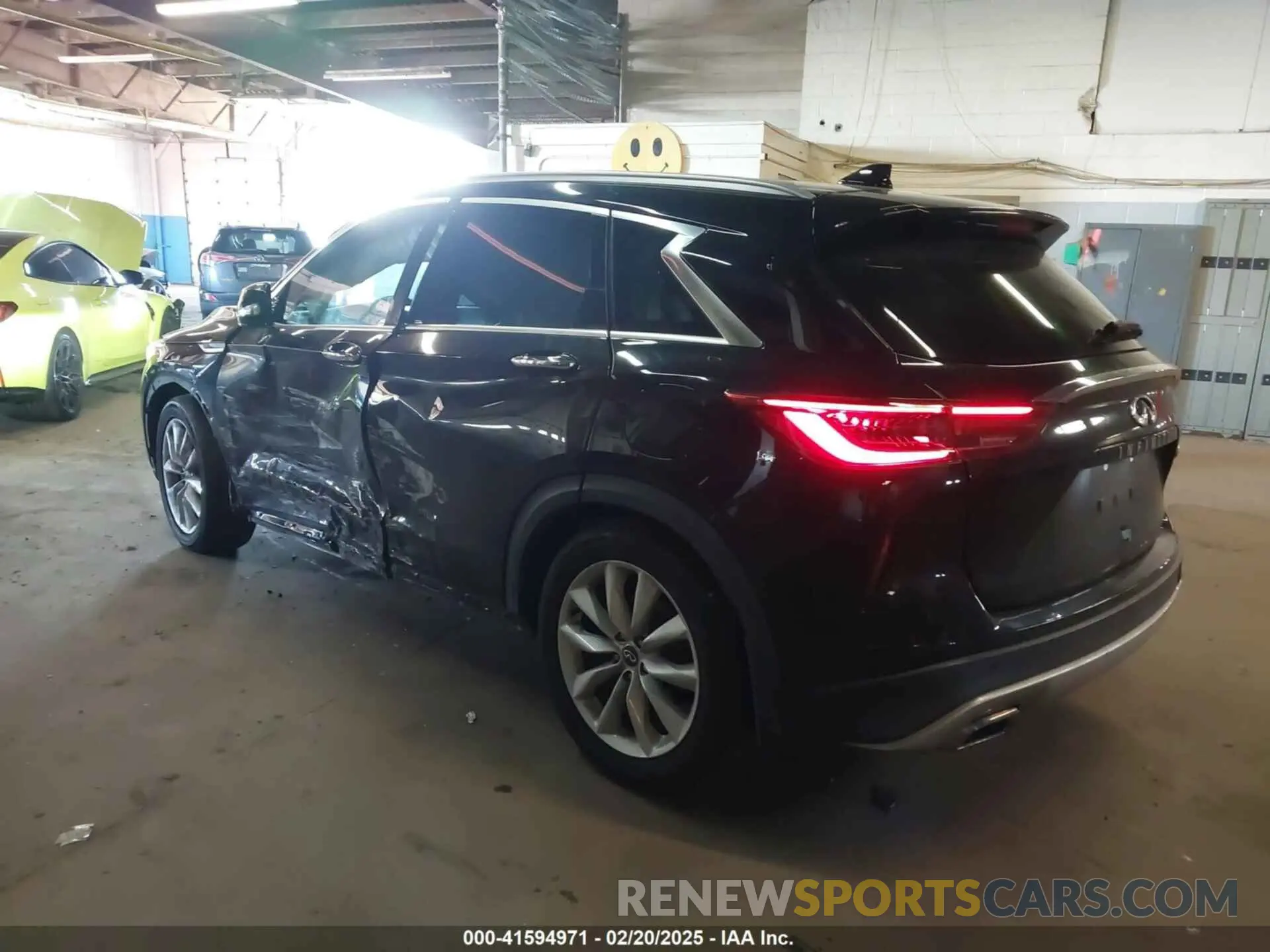 3 fotografías del automóvil dañado 3PCAJ5M36KF106542 INFINITI QX50 2019