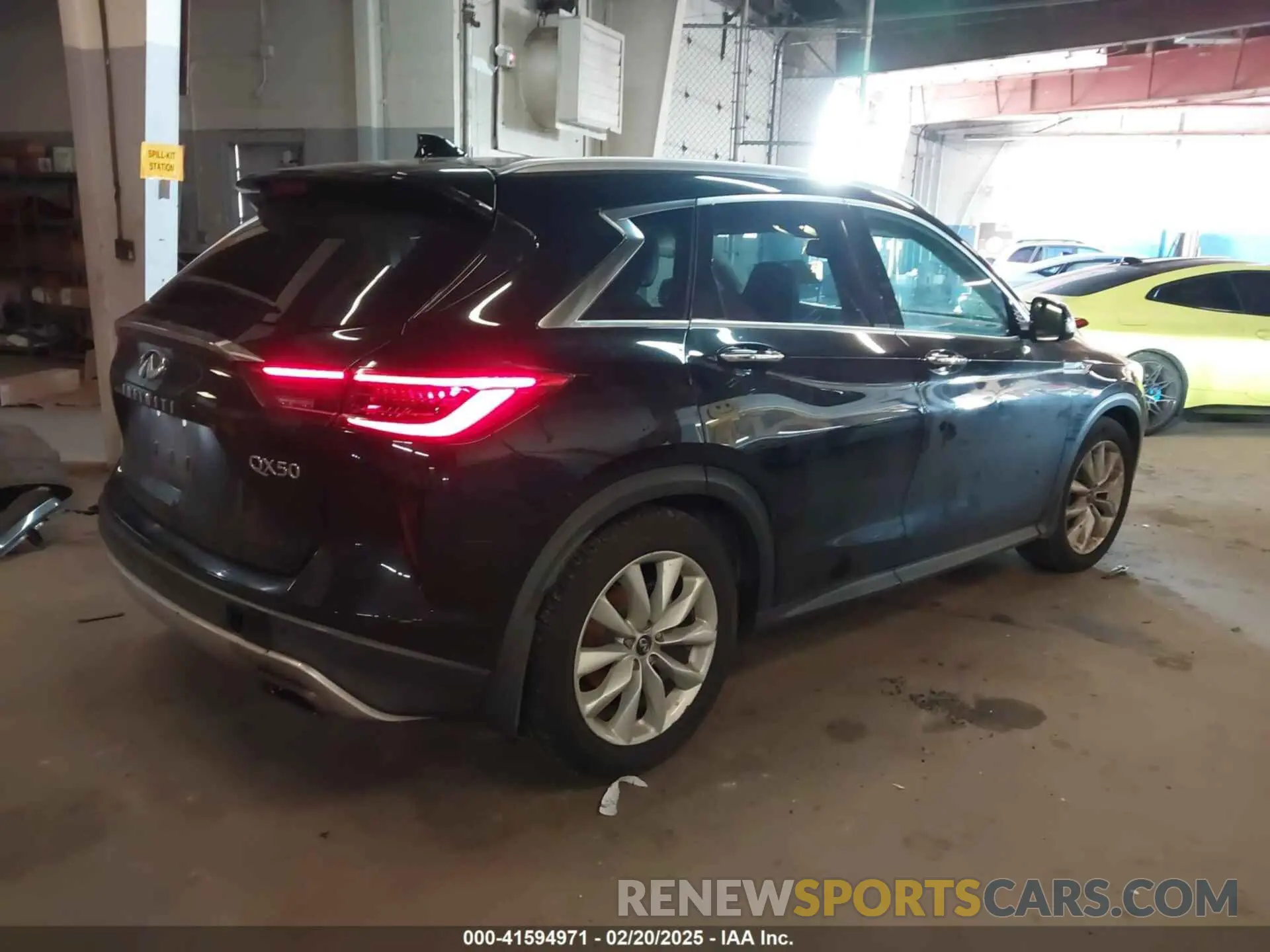 4 fotografías del automóvil dañado 3PCAJ5M36KF106542 INFINITI QX50 2019