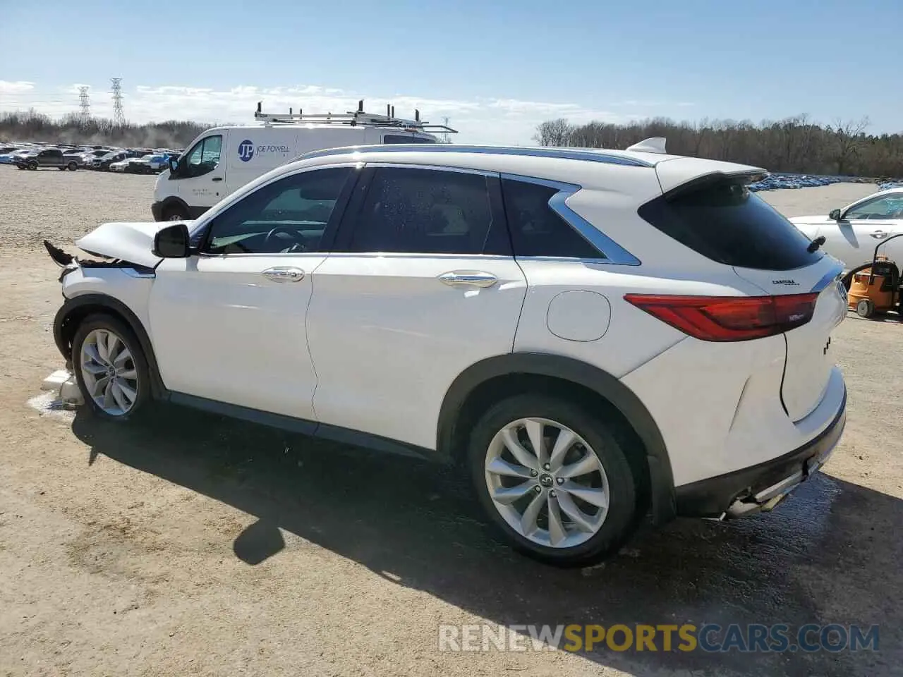 2 fotografías del automóvil dañado 3PCAJ5M37KF100913 INFINITI QX50 2019