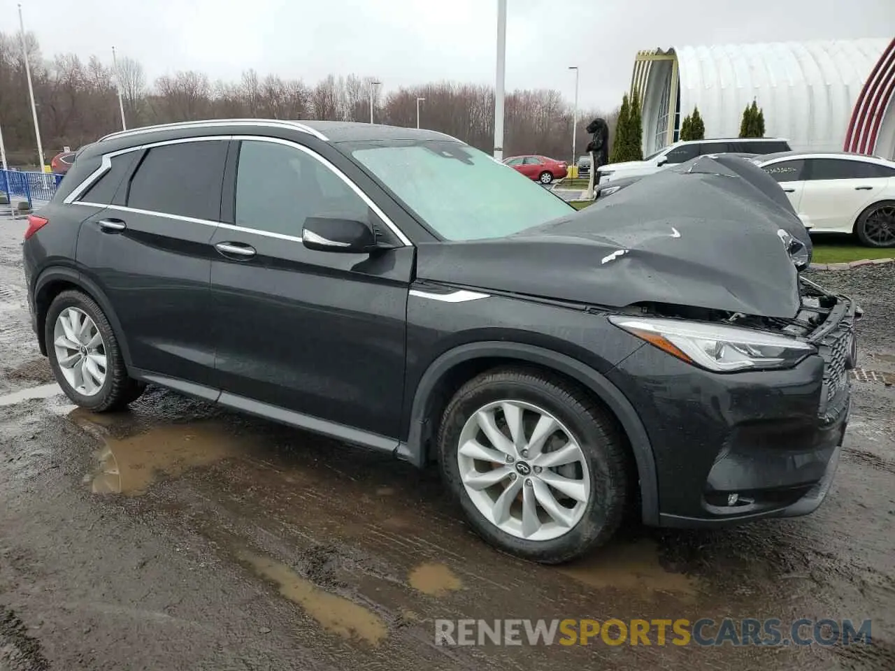 4 fotografías del automóvil dañado 3PCAJ5M37KF118487 INFINITI QX50 2019