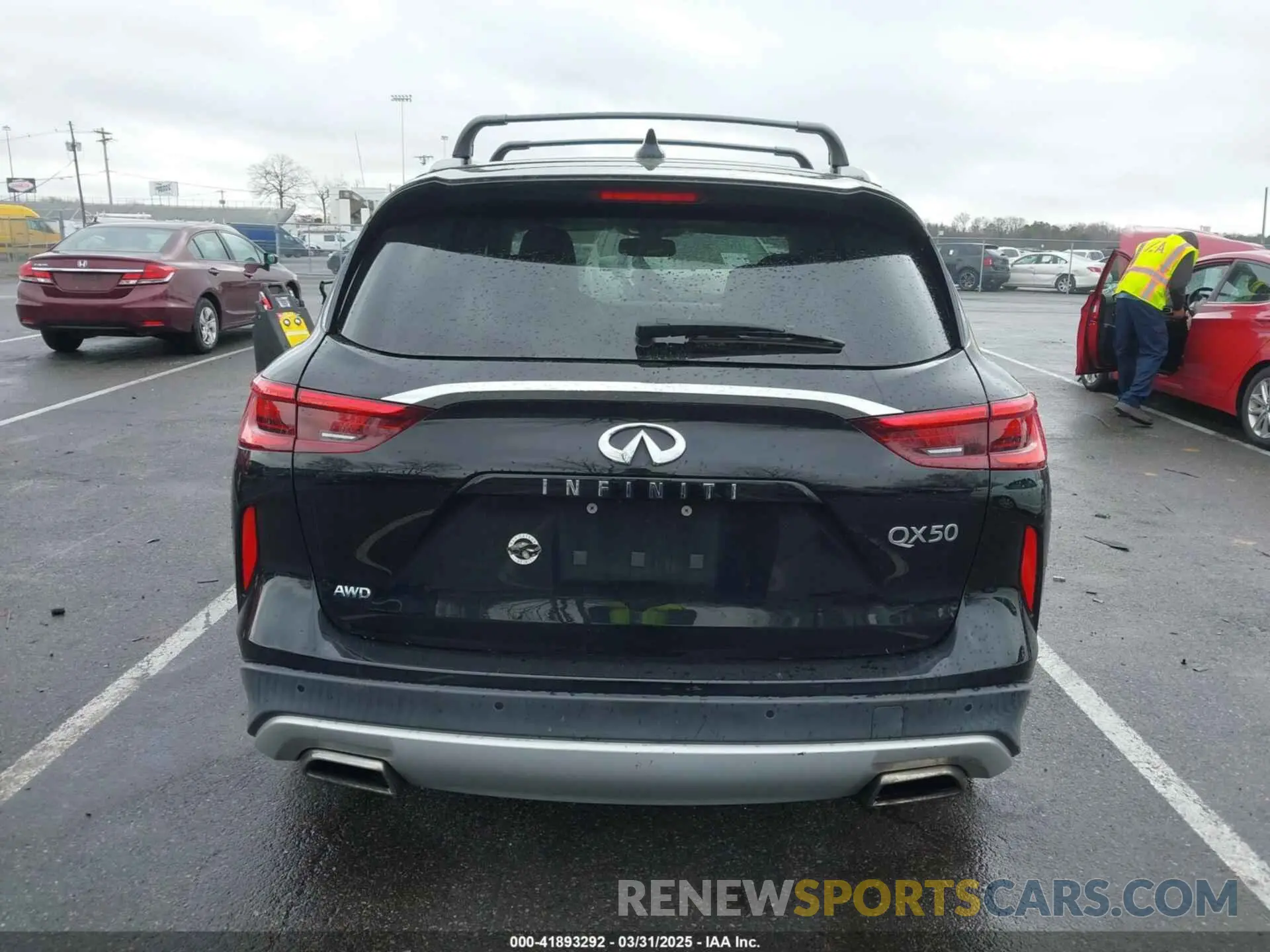 16 fotografías del automóvil dañado 3PCAJ5M37KF120899 INFINITI QX50 2019