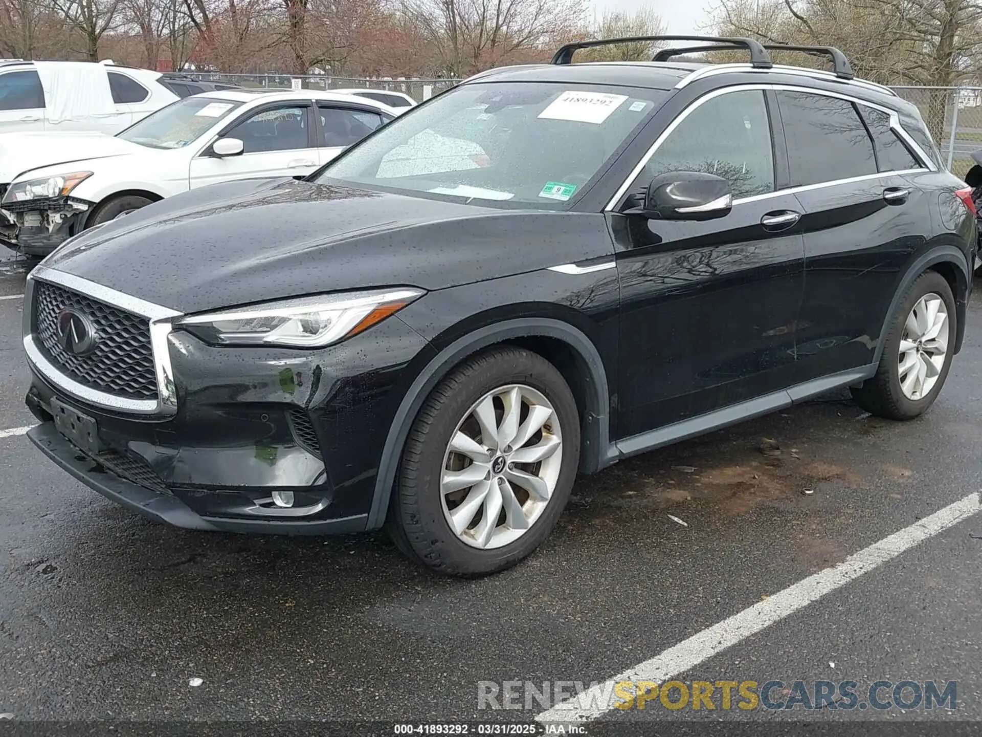 2 fotografías del automóvil dañado 3PCAJ5M37KF120899 INFINITI QX50 2019