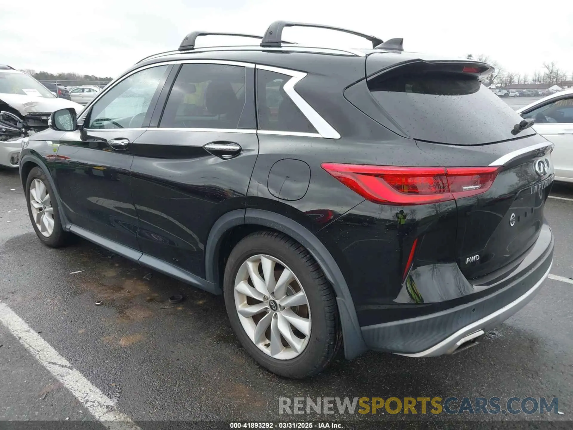 3 fotografías del automóvil dañado 3PCAJ5M37KF120899 INFINITI QX50 2019