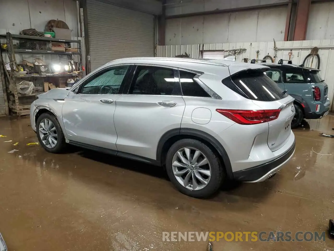 2 fotografías del automóvil dañado 3PCAJ5M37KF128971 INFINITI QX50 2019