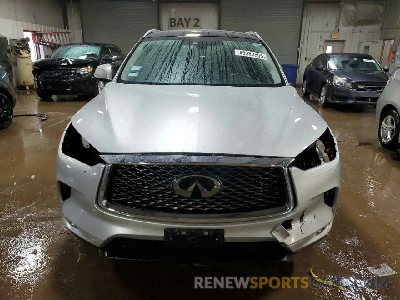 5 fotografías del automóvil dañado 3PCAJ5M37KF128971 INFINITI QX50 2019