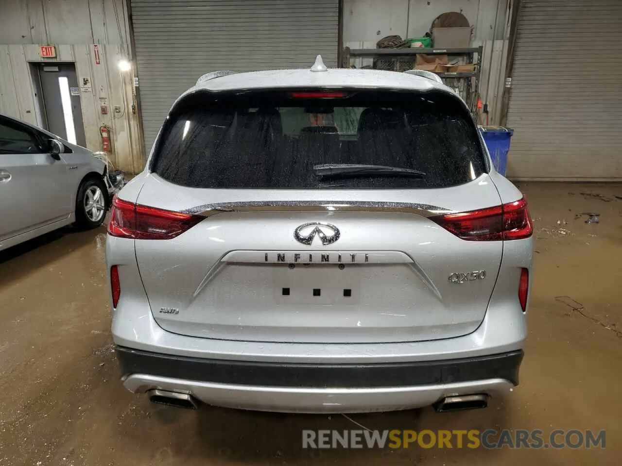 6 fotografías del automóvil dañado 3PCAJ5M37KF128971 INFINITI QX50 2019