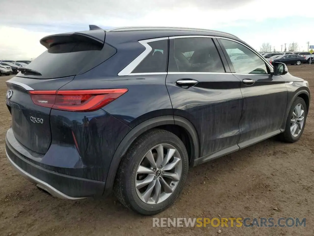 3 fotografías del automóvil dañado 3PCAJ5M37KF141851 INFINITI QX50 2019