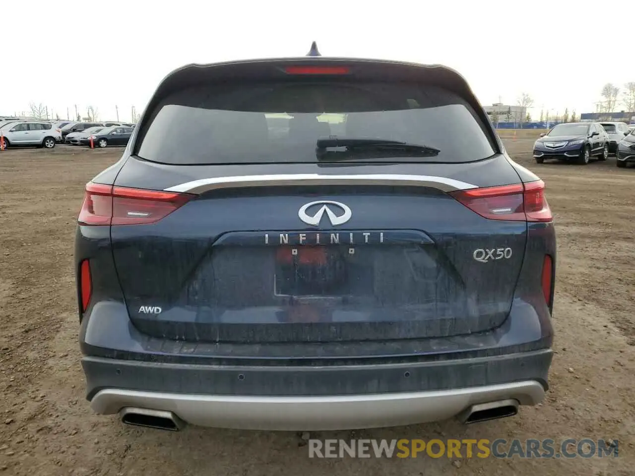 6 fotografías del automóvil dañado 3PCAJ5M37KF141851 INFINITI QX50 2019