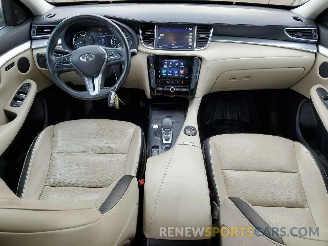 8 fotografías del automóvil dañado 3PCAJ5M37KF141851 INFINITI QX50 2019
