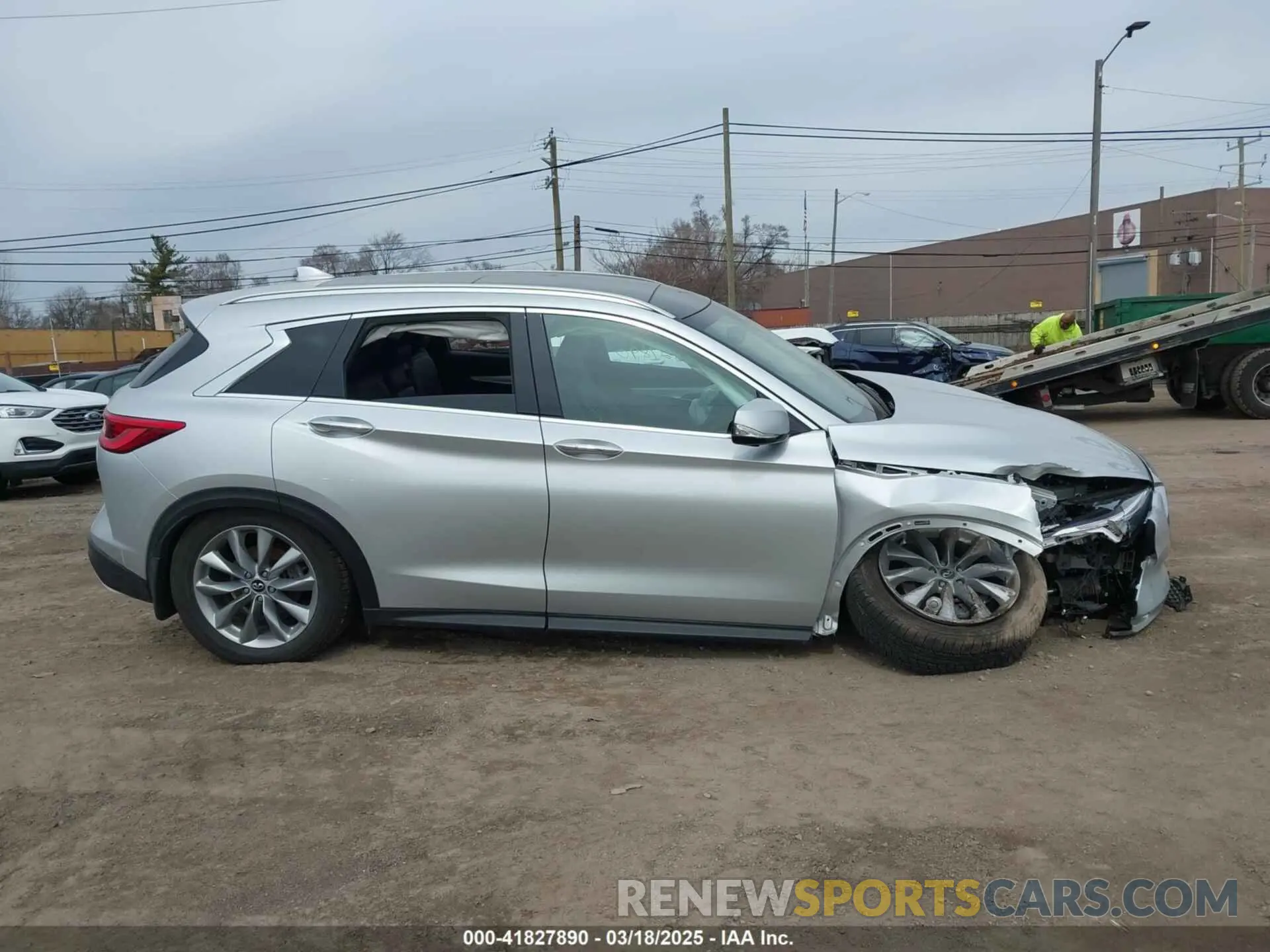 12 fotografías del automóvil dañado 3PCAJ5M37KF143597 INFINITI QX50 2019