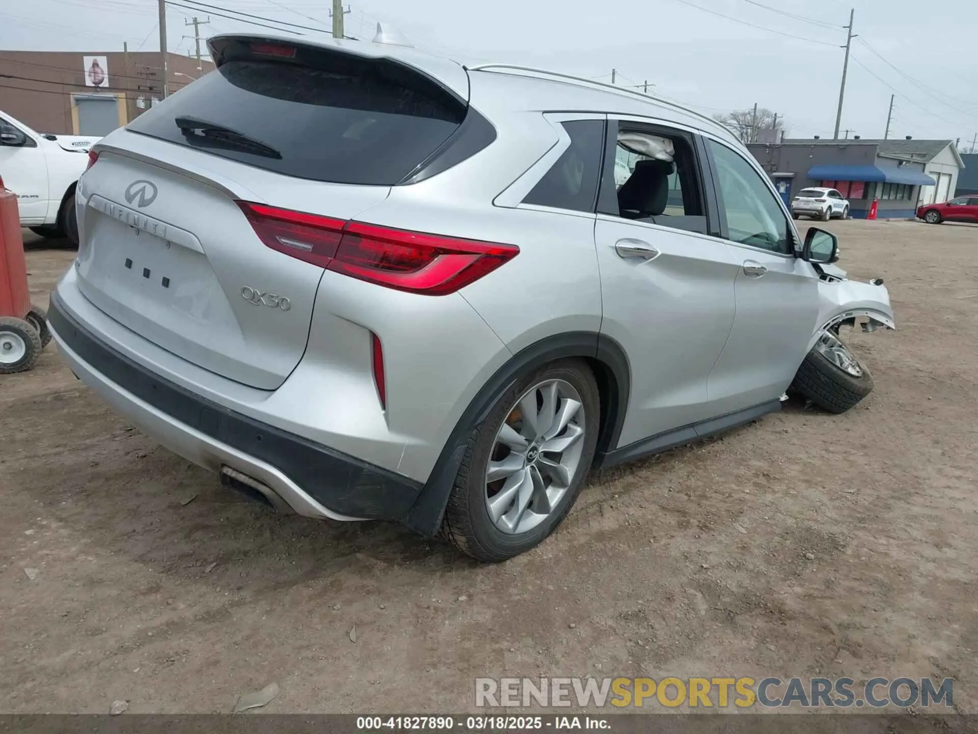 4 fotografías del automóvil dañado 3PCAJ5M37KF143597 INFINITI QX50 2019
