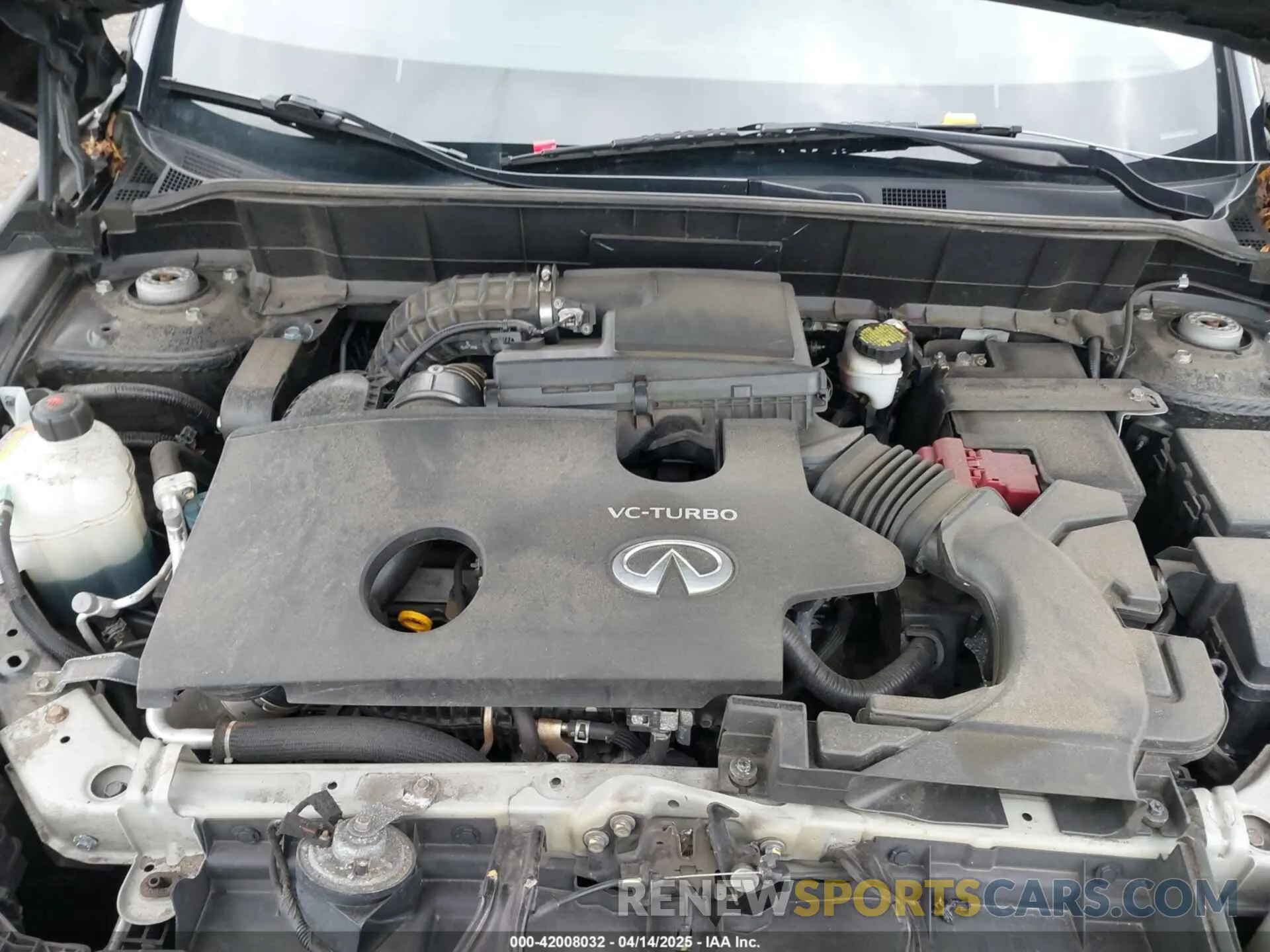 10 fotografías del automóvil dañado 3PCAJ5M38KF116554 INFINITI QX50 2019