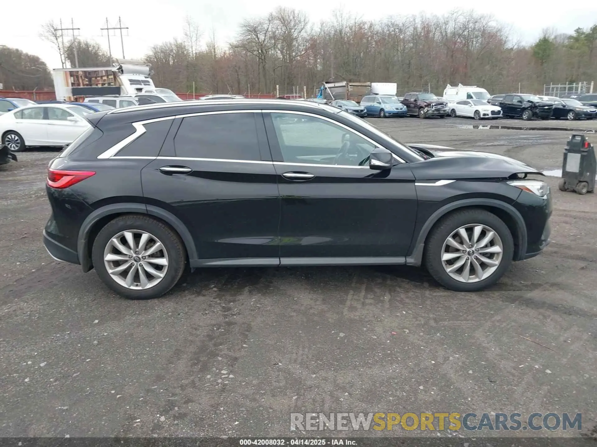 13 fotografías del automóvil dañado 3PCAJ5M38KF116554 INFINITI QX50 2019