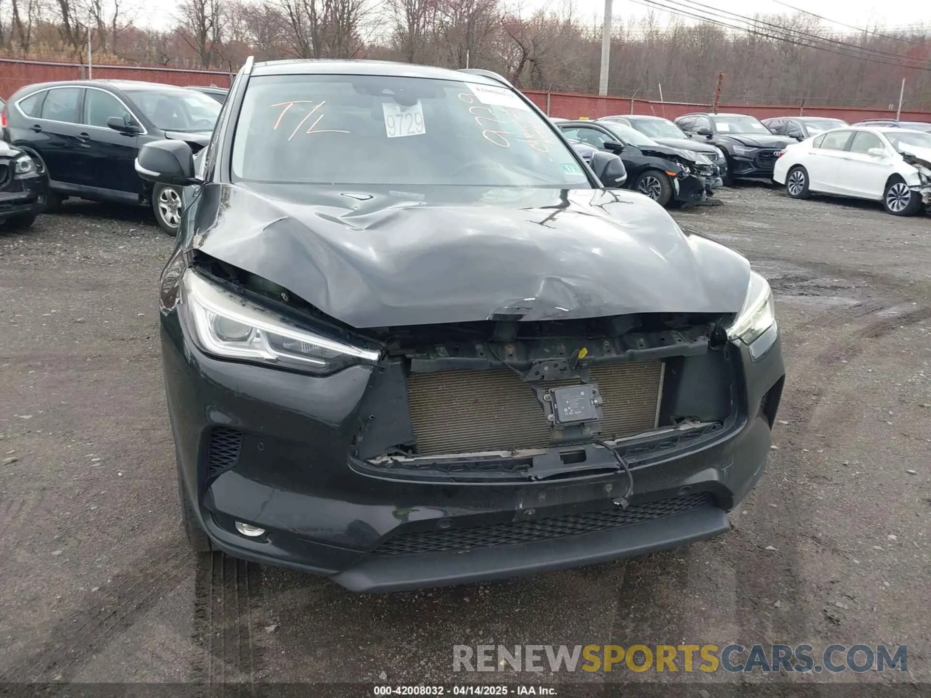 17 fotografías del automóvil dañado 3PCAJ5M38KF116554 INFINITI QX50 2019