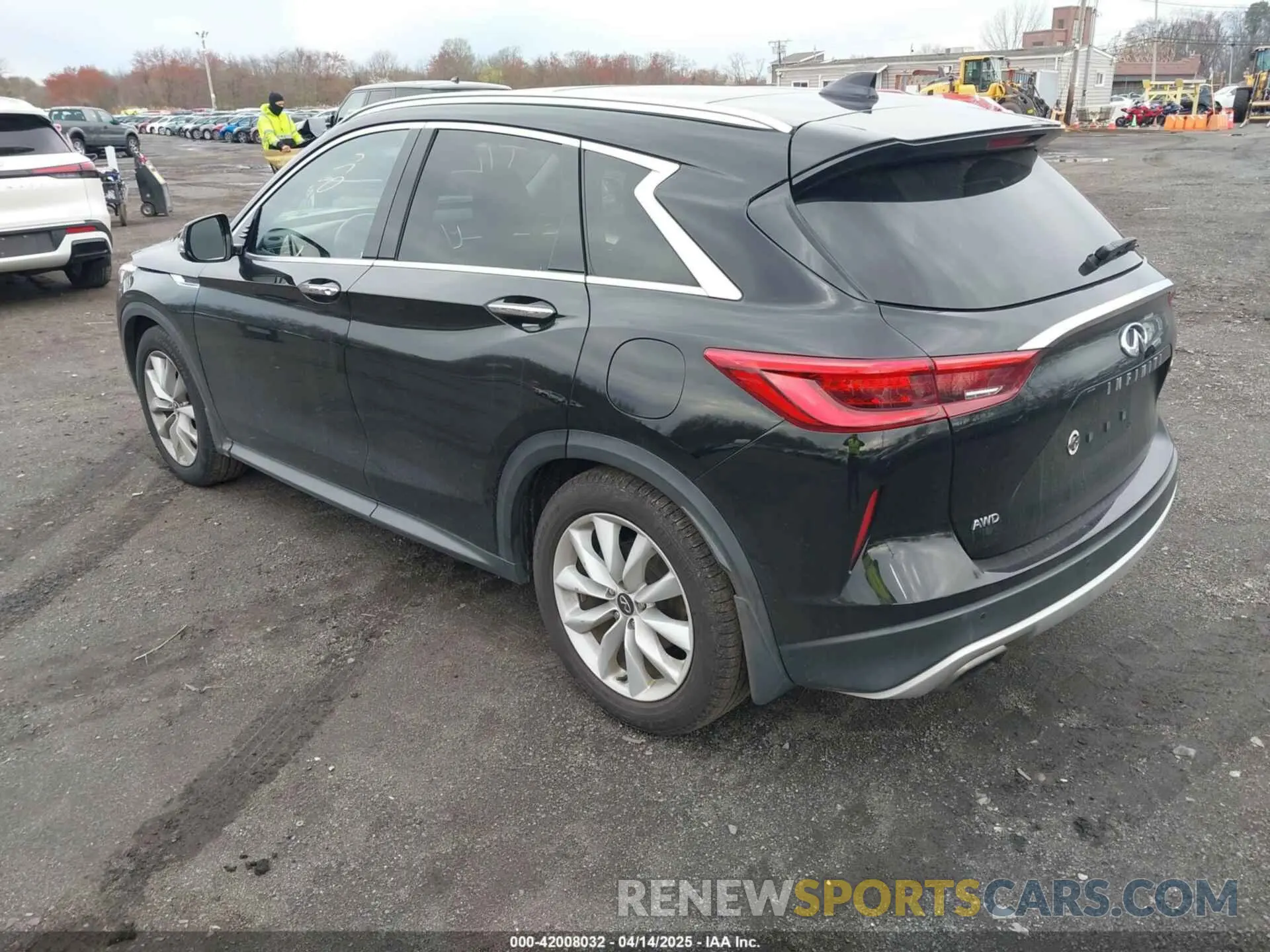 3 fotografías del automóvil dañado 3PCAJ5M38KF116554 INFINITI QX50 2019