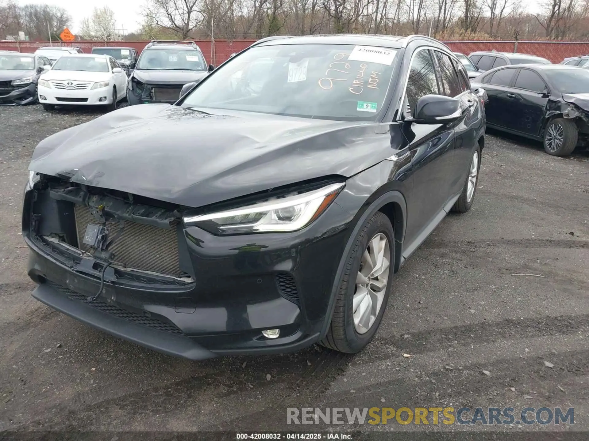 6 fotografías del automóvil dañado 3PCAJ5M38KF116554 INFINITI QX50 2019