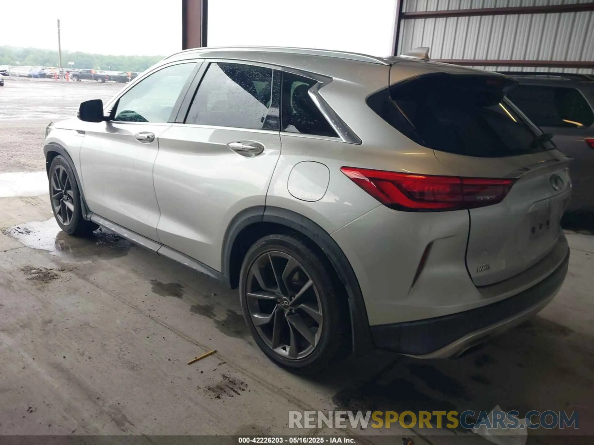 3 fotografías del automóvil dañado 3PCAJ5M39KF132911 INFINITI QX50 2019