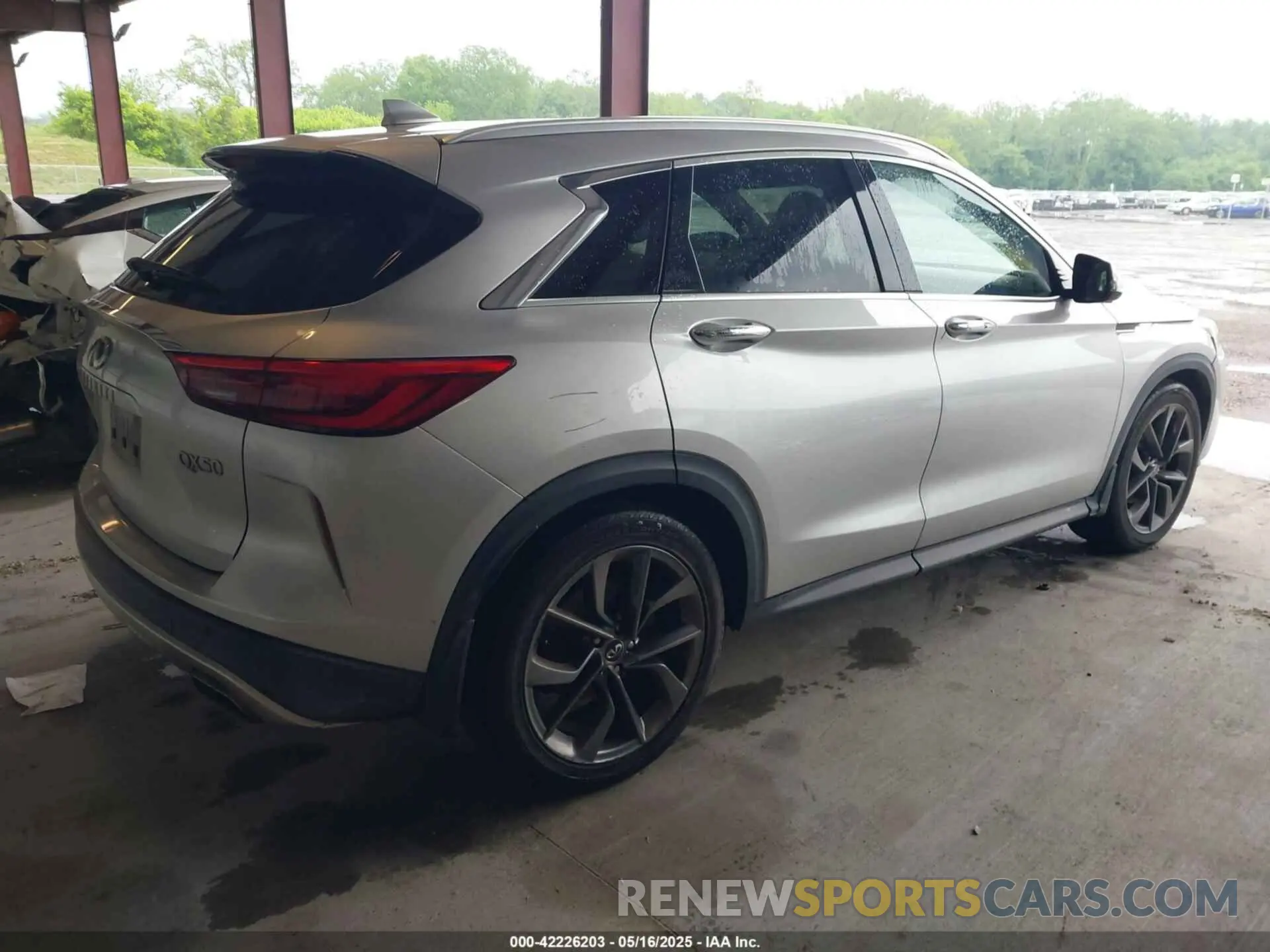 4 fotografías del automóvil dañado 3PCAJ5M39KF132911 INFINITI QX50 2019