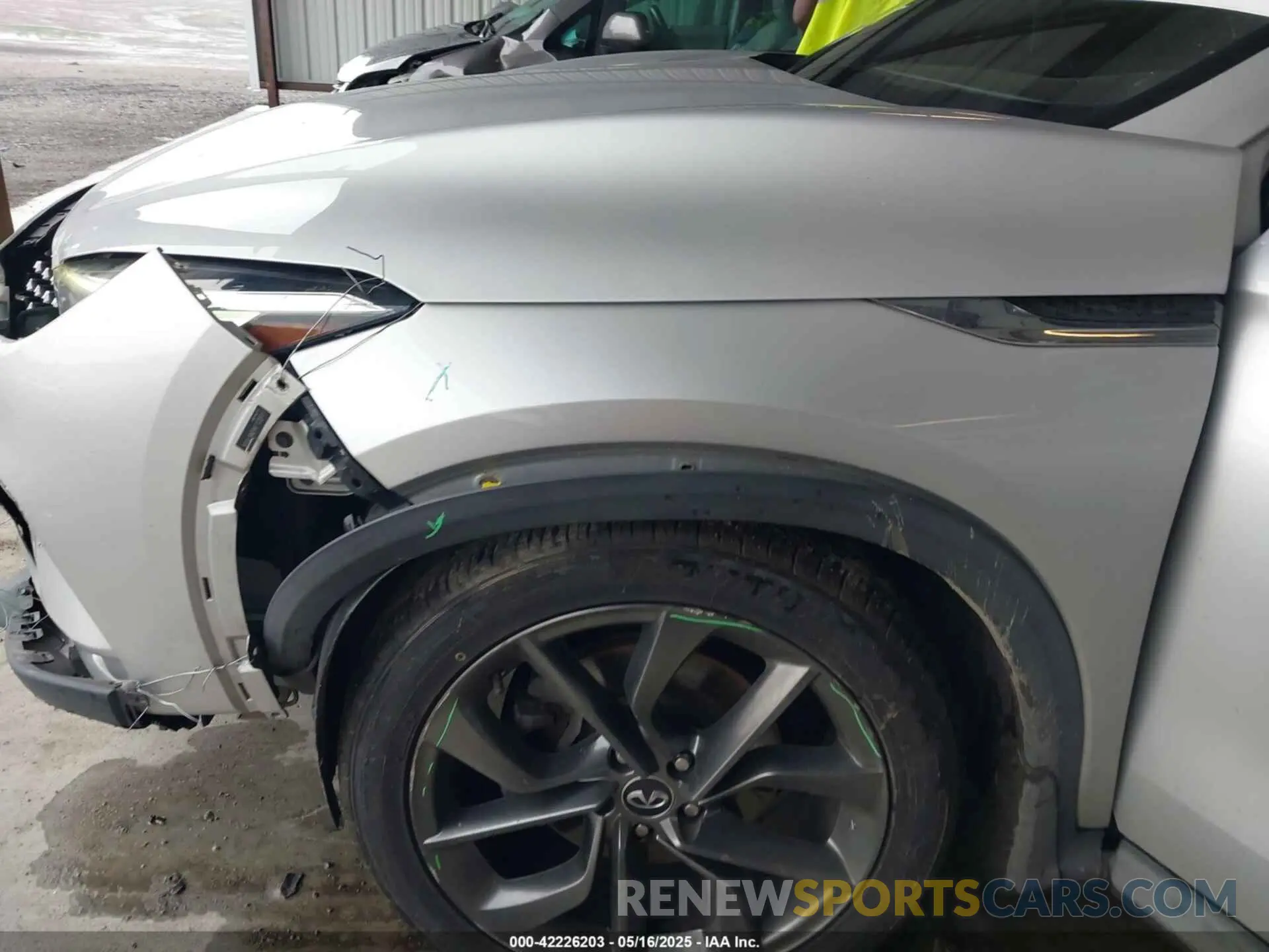6 fotografías del automóvil dañado 3PCAJ5M39KF132911 INFINITI QX50 2019