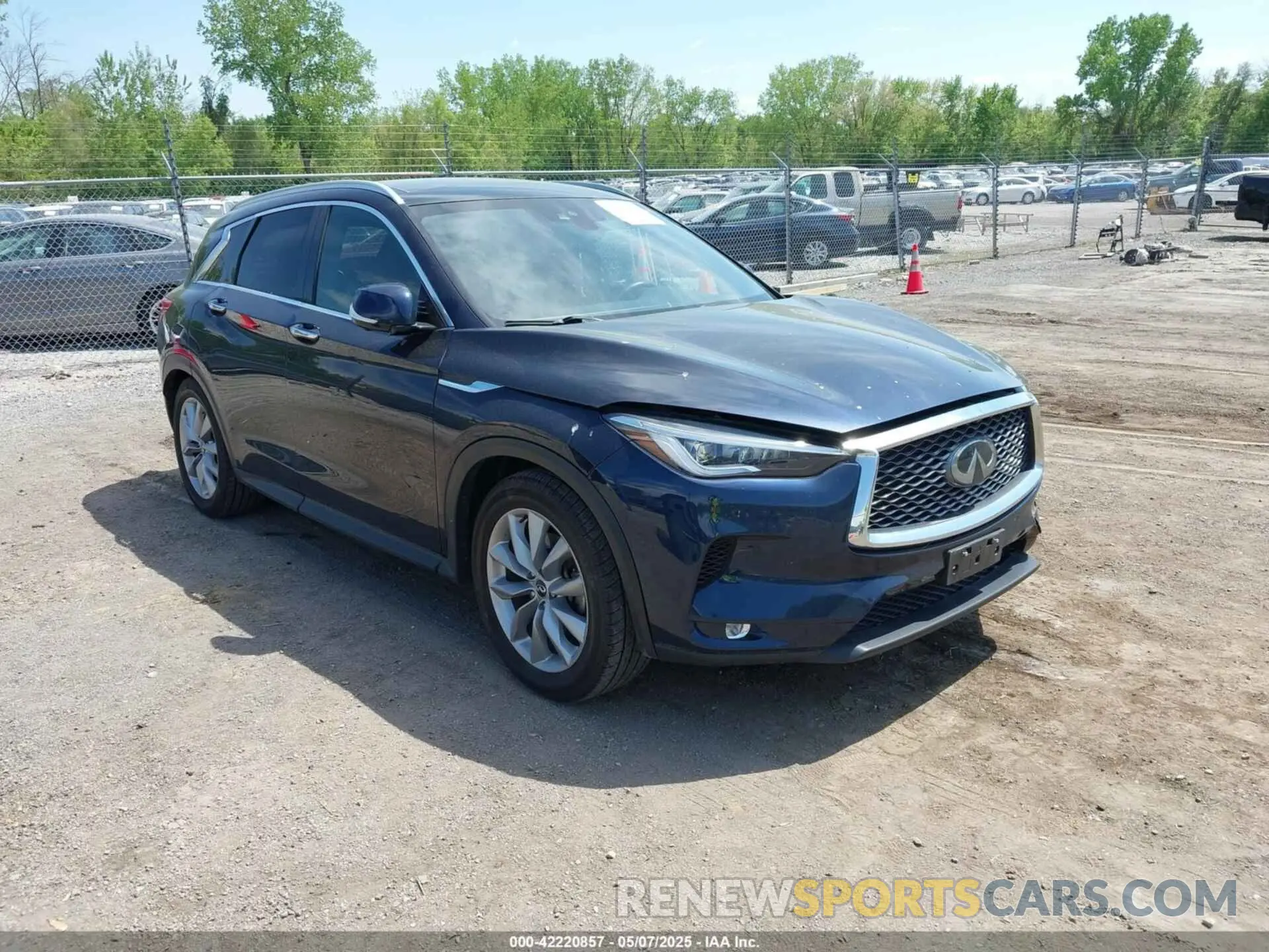 1 fotografías del automóvil dañado 3PCAJ5M39KF143567 INFINITI QX50 2019
