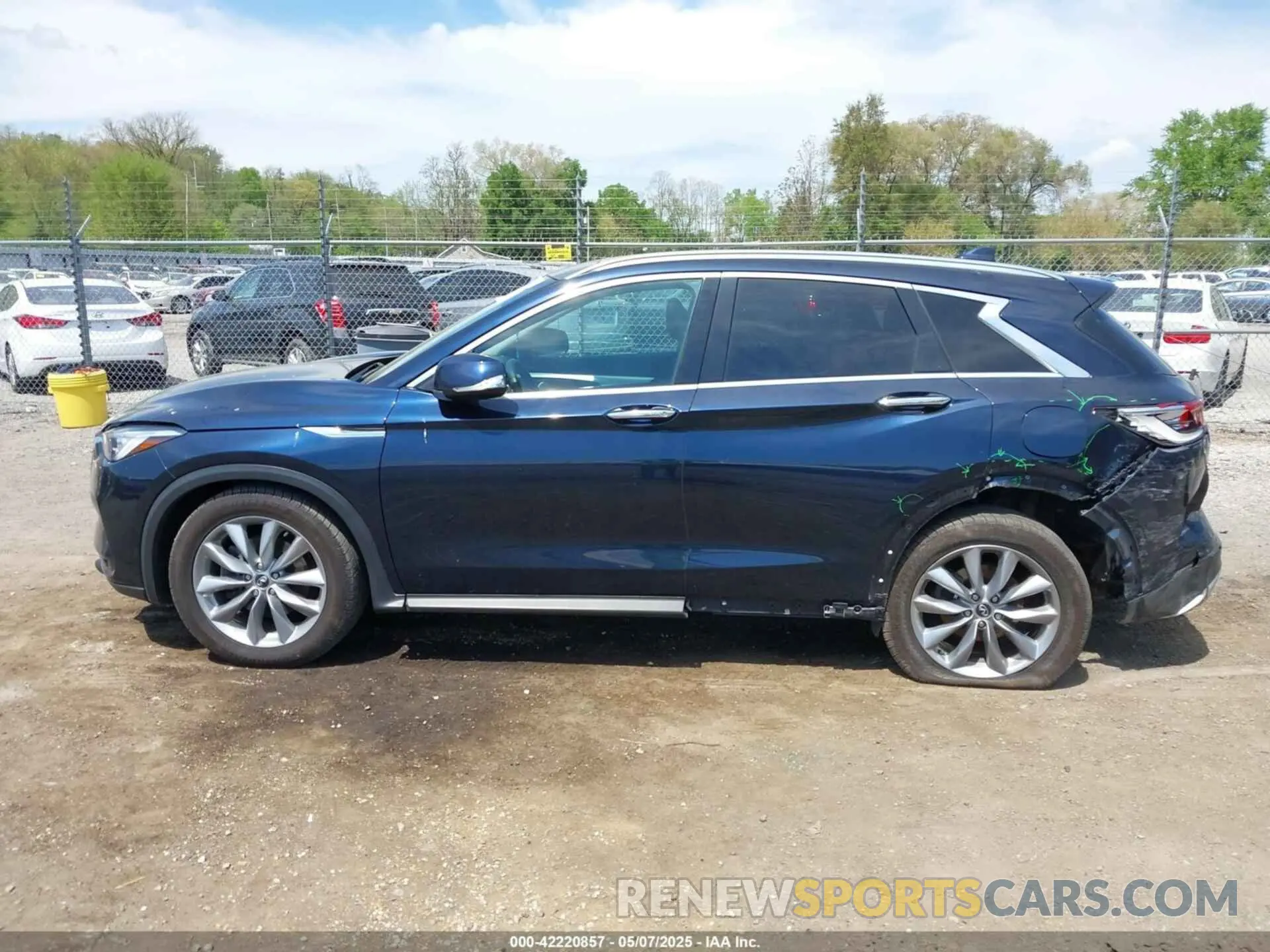 14 fotografías del automóvil dañado 3PCAJ5M39KF143567 INFINITI QX50 2019