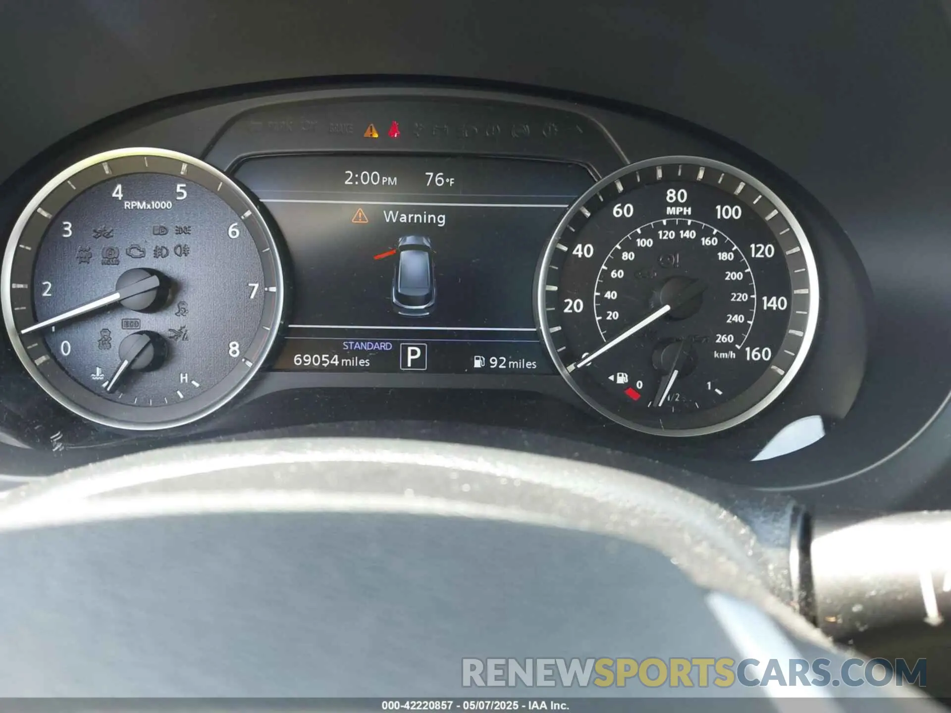 7 fotografías del automóvil dañado 3PCAJ5M39KF143567 INFINITI QX50 2019