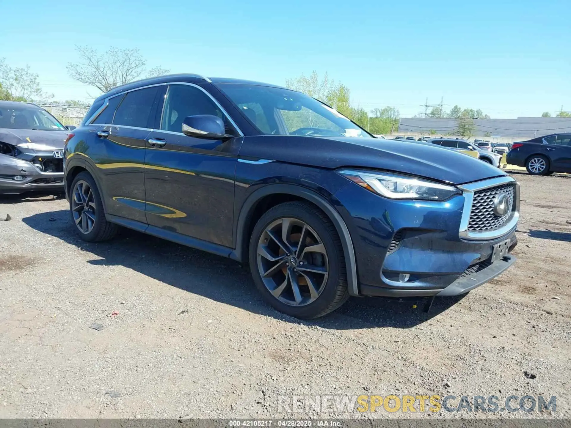1 fotografías del automóvil dañado 3PCAJ5M3XKF100419 INFINITI QX50 2019