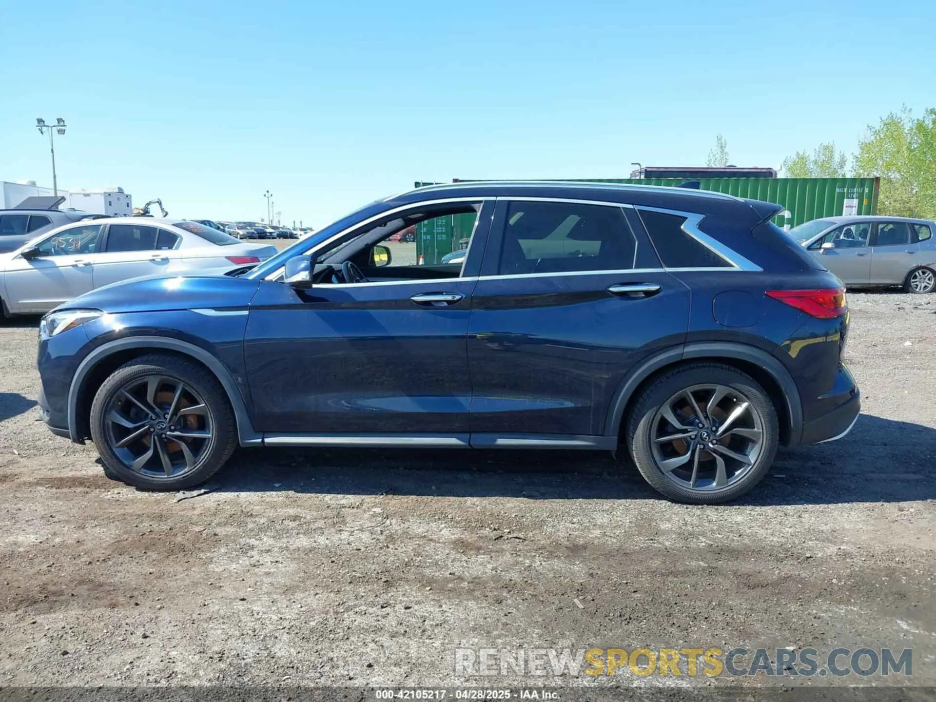 14 fotografías del automóvil dañado 3PCAJ5M3XKF100419 INFINITI QX50 2019
