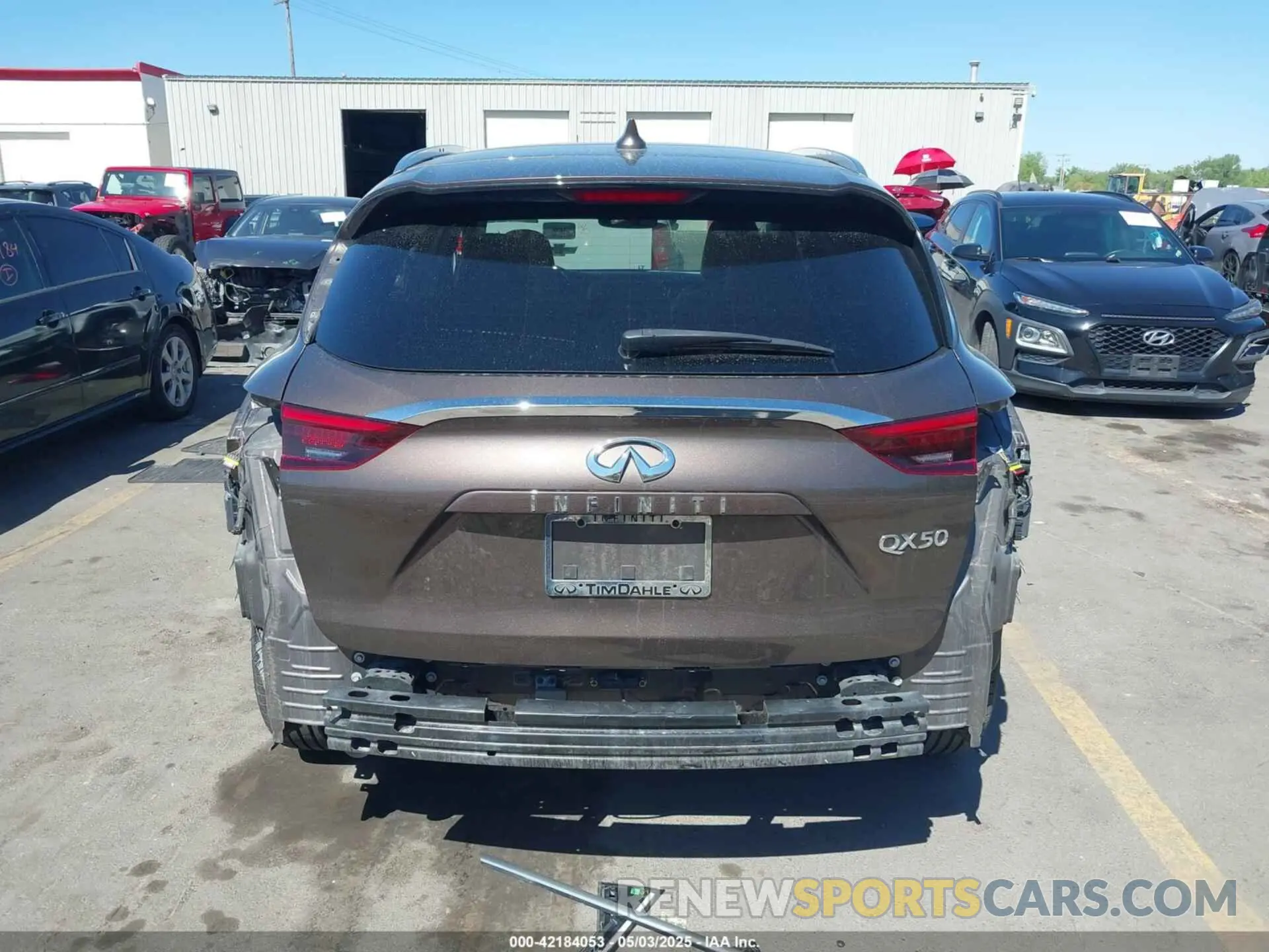 16 fotografías del automóvil dañado 3PCAJ5M3XKF107256 INFINITI QX50 2019