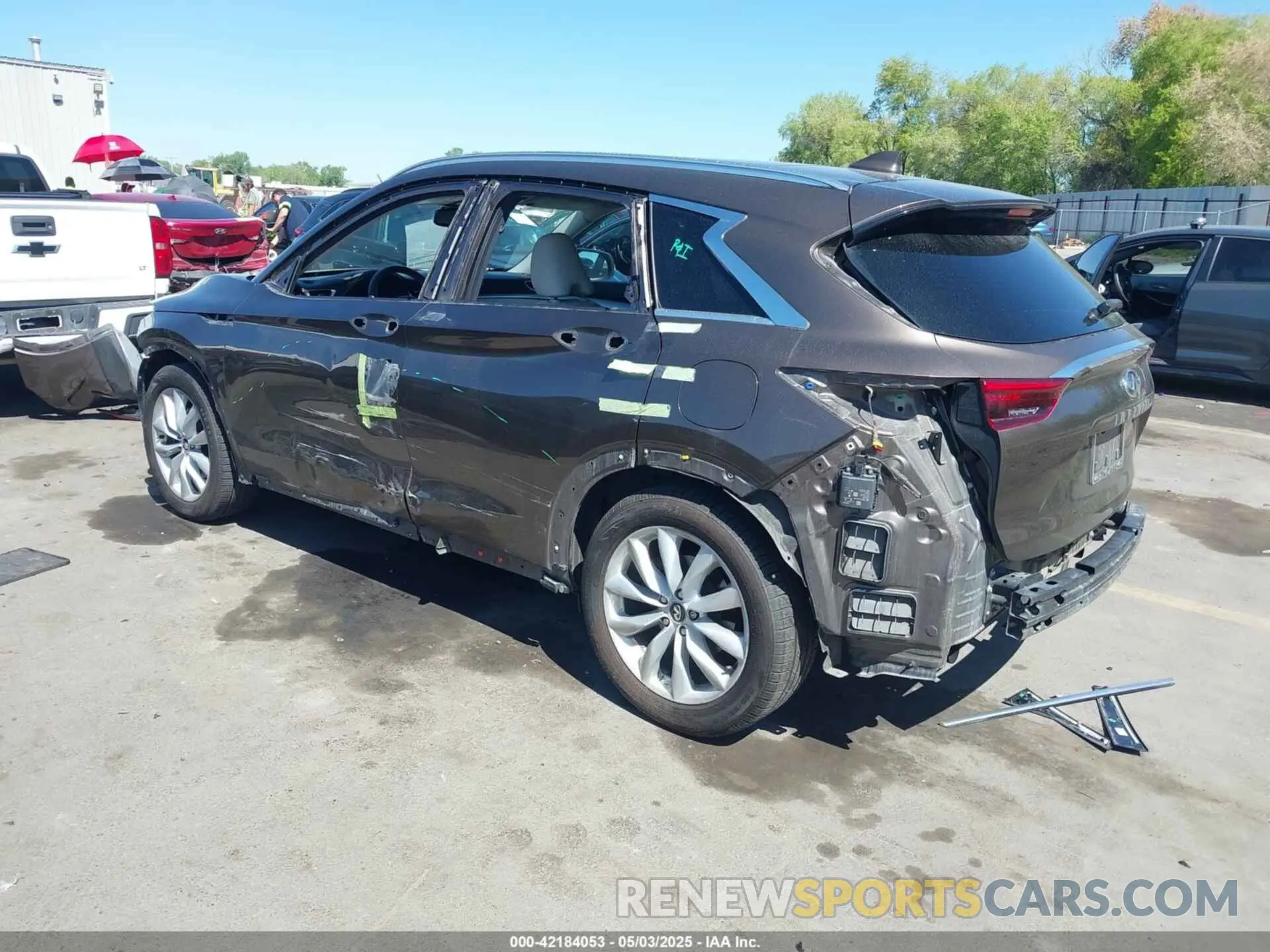 3 fotografías del automóvil dañado 3PCAJ5M3XKF107256 INFINITI QX50 2019