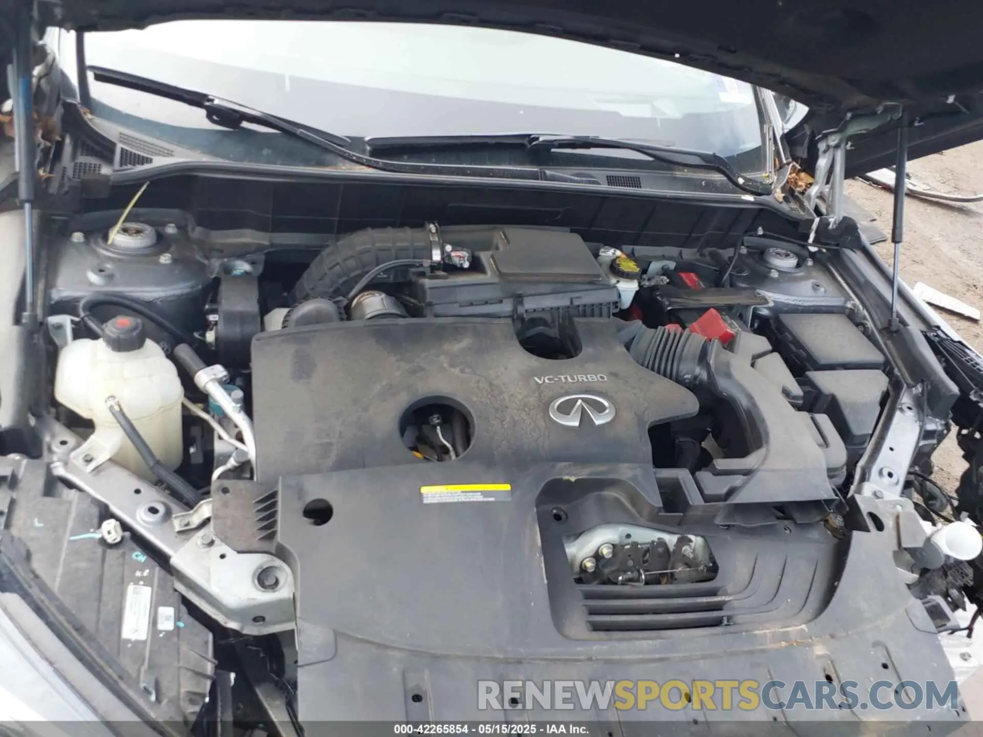 10 fotografías del automóvil dañado 3PCAJ5M3XKF114787 INFINITI QX50 2019