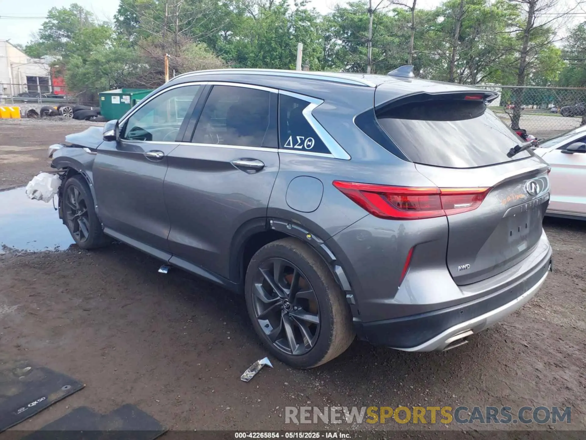 3 fotografías del automóvil dañado 3PCAJ5M3XKF114787 INFINITI QX50 2019