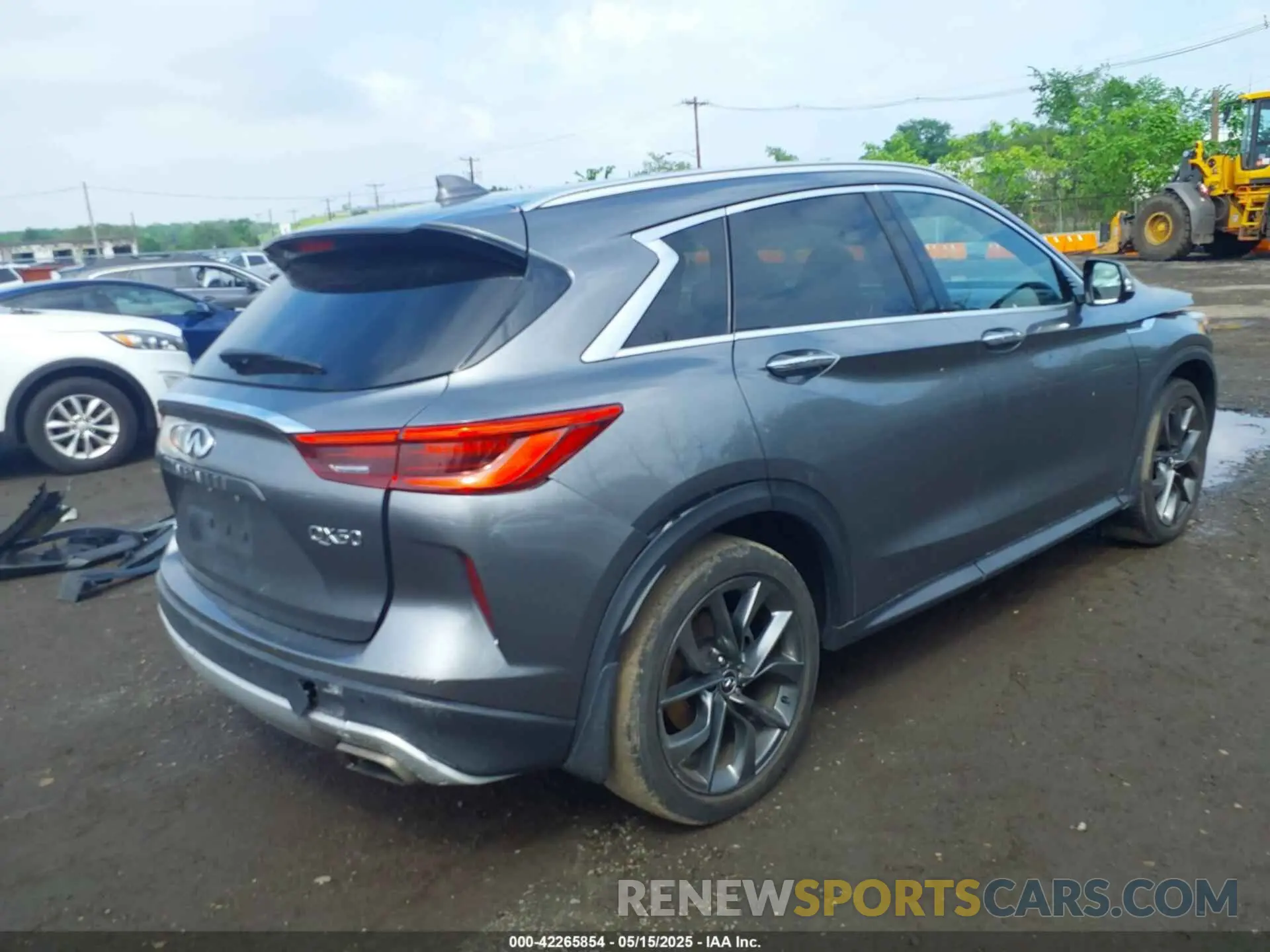 4 fotografías del automóvil dañado 3PCAJ5M3XKF114787 INFINITI QX50 2019