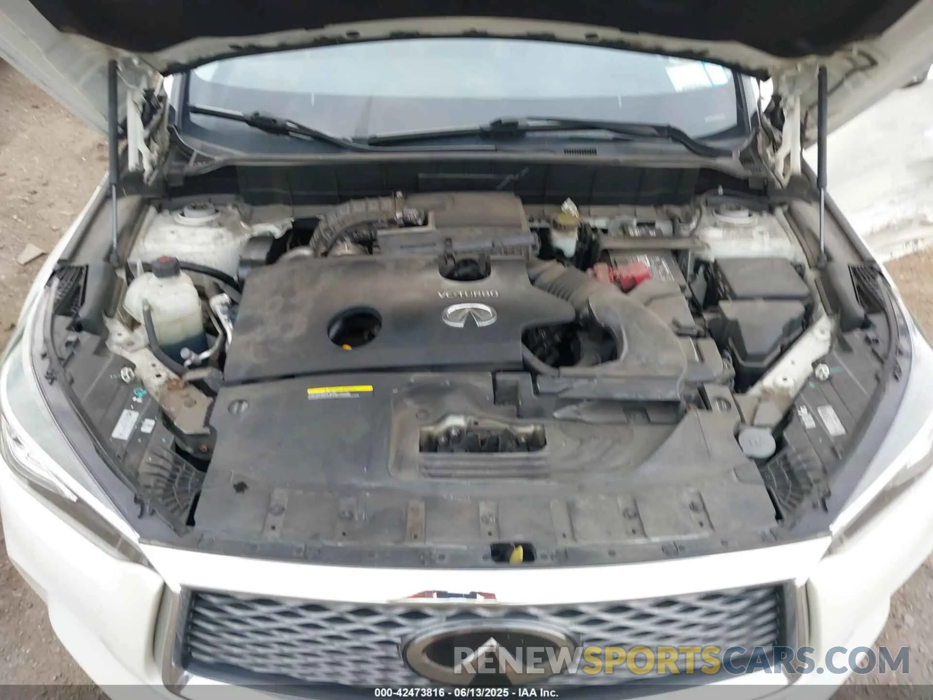 10 fotografías del automóvil dañado 3PCAJ5M3XKF121741 INFINITI QX50 2019