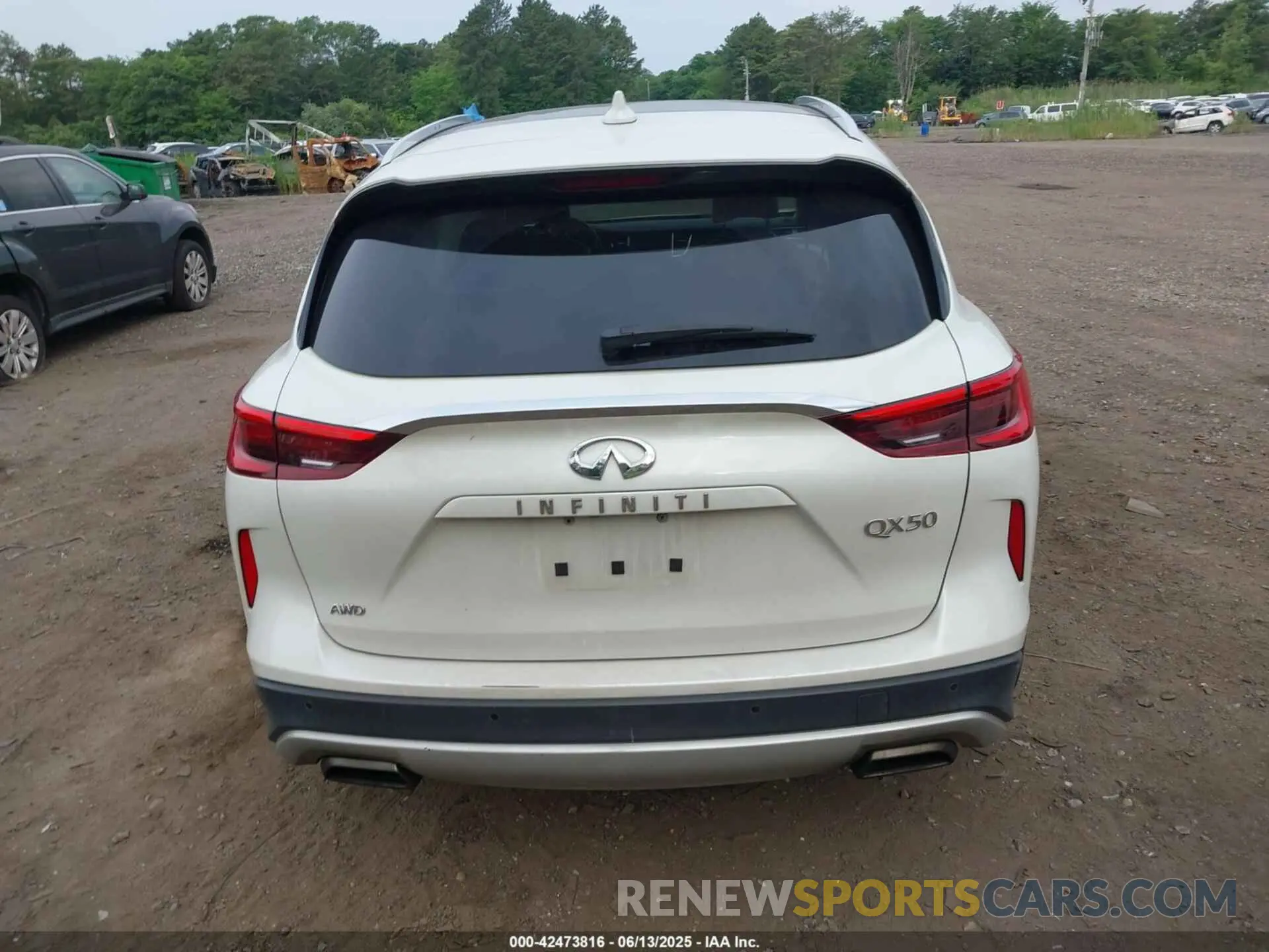 16 fotografías del automóvil dañado 3PCAJ5M3XKF121741 INFINITI QX50 2019