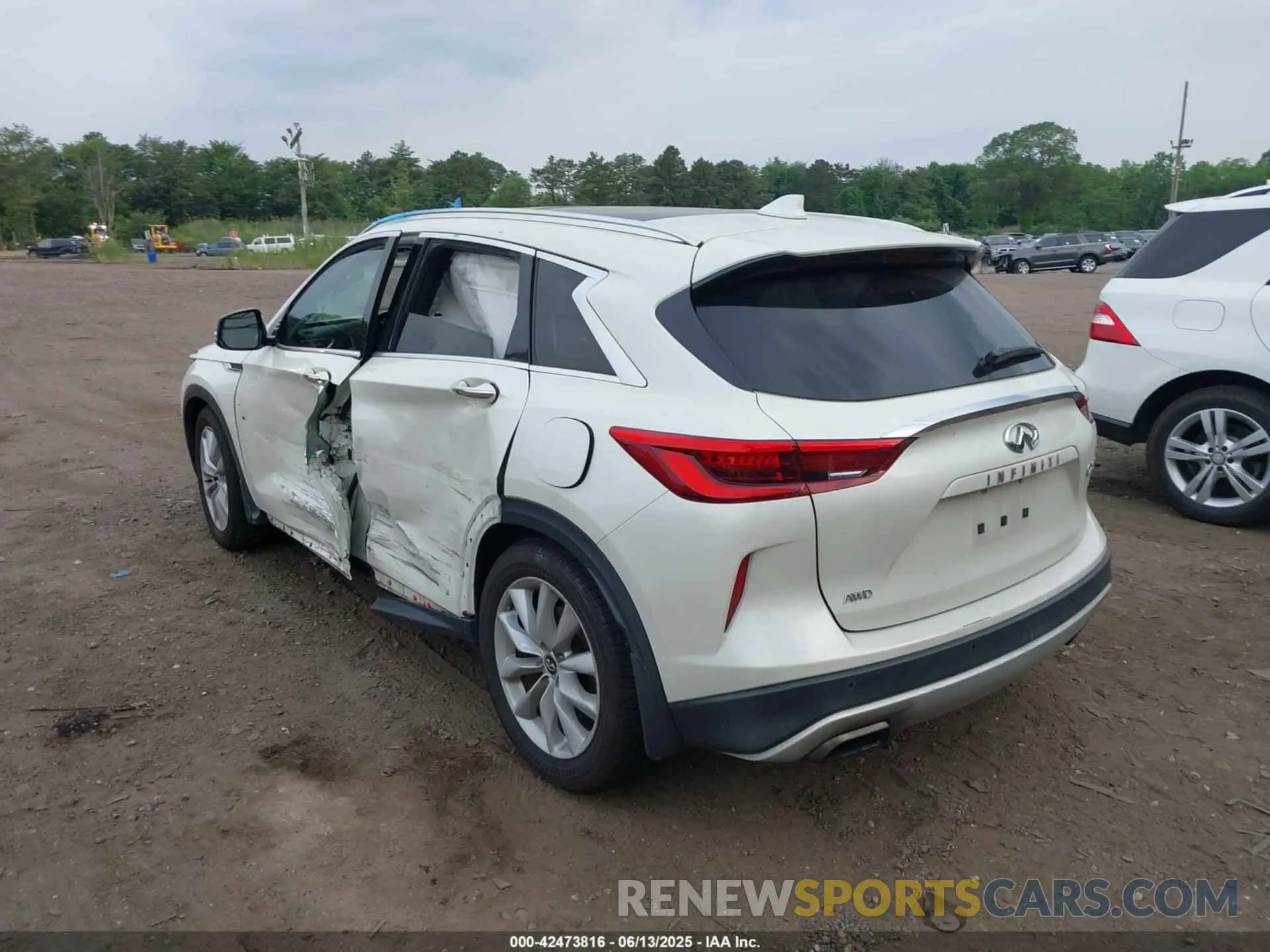 3 fotografías del automóvil dañado 3PCAJ5M3XKF121741 INFINITI QX50 2019