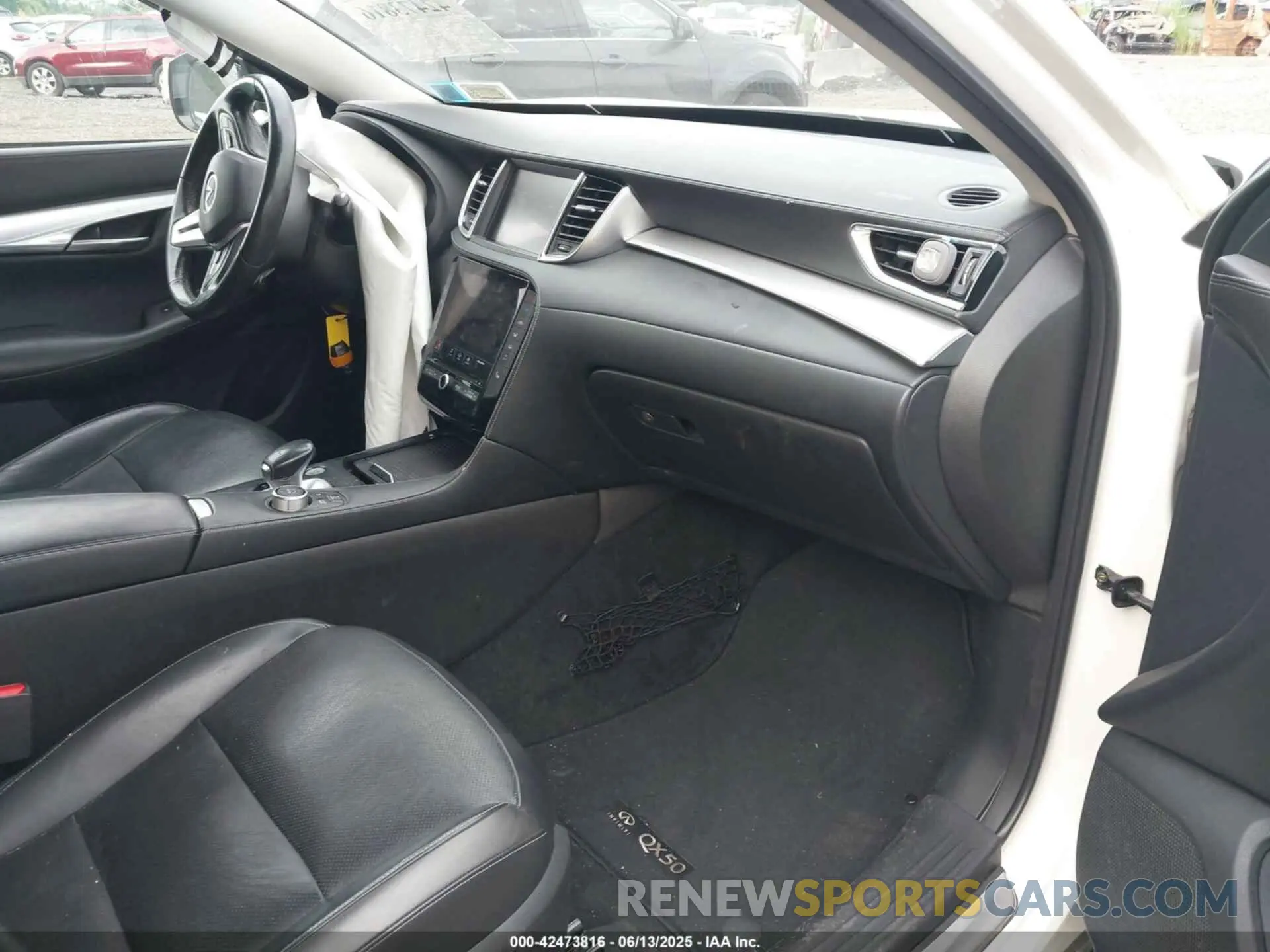 5 fotografías del automóvil dañado 3PCAJ5M3XKF121741 INFINITI QX50 2019