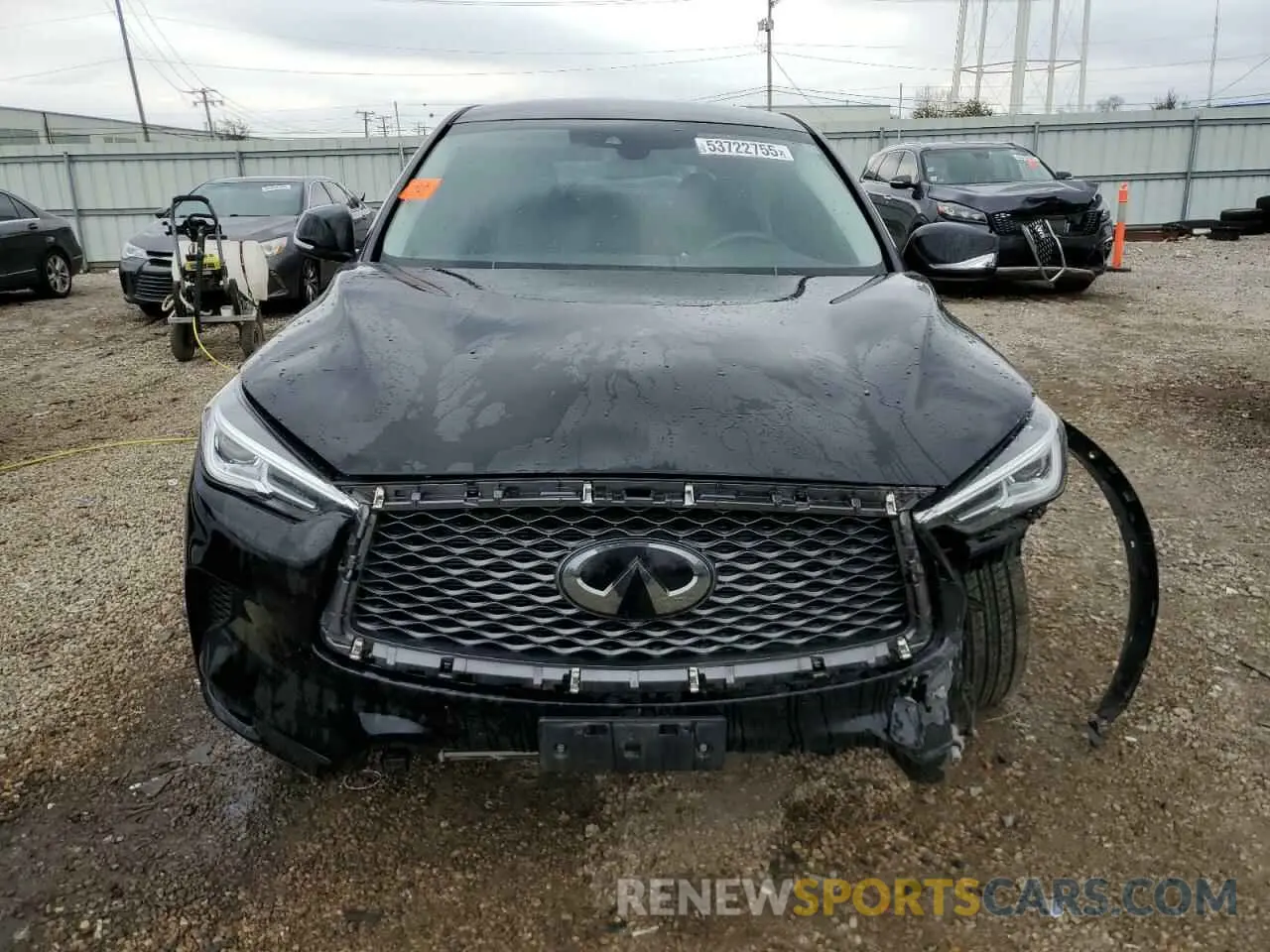 5 fotografías del automóvil dañado 3PCAJ5M10LF114300 INFINITI QX50 2020