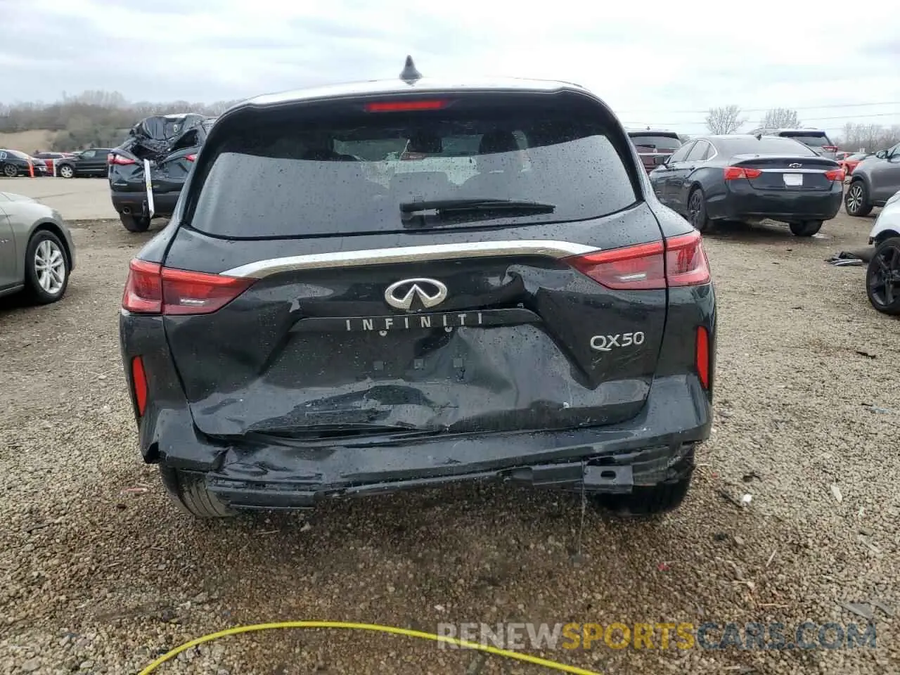 6 fotografías del automóvil dañado 3PCAJ5M10LF114300 INFINITI QX50 2020