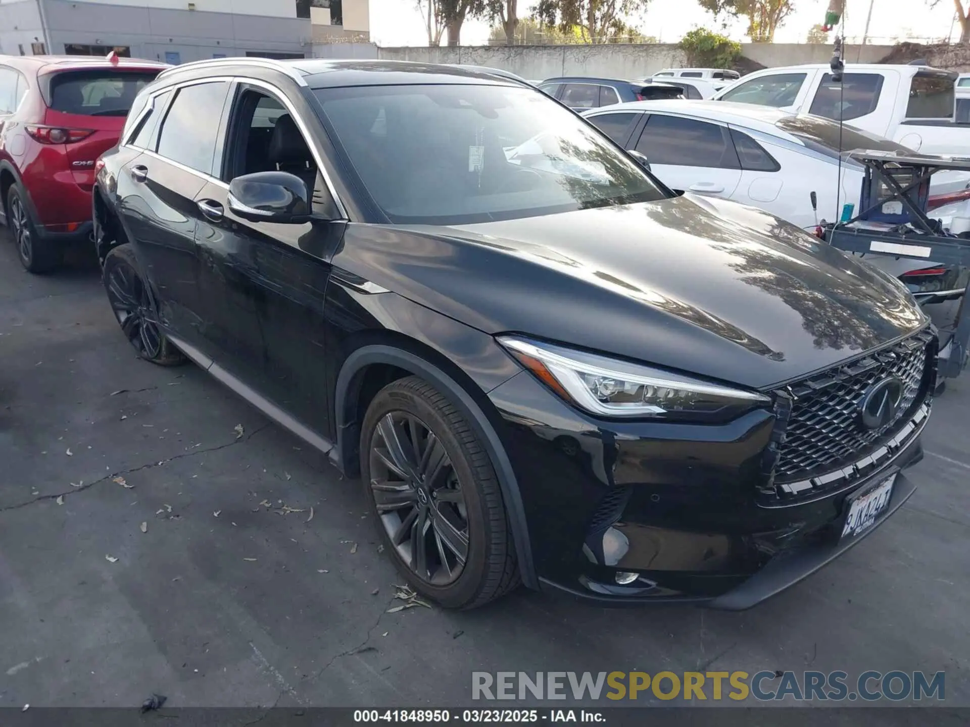 1 fotografías del automóvil dañado 3PCAJ5M10LF116144 INFINITI QX50 2020