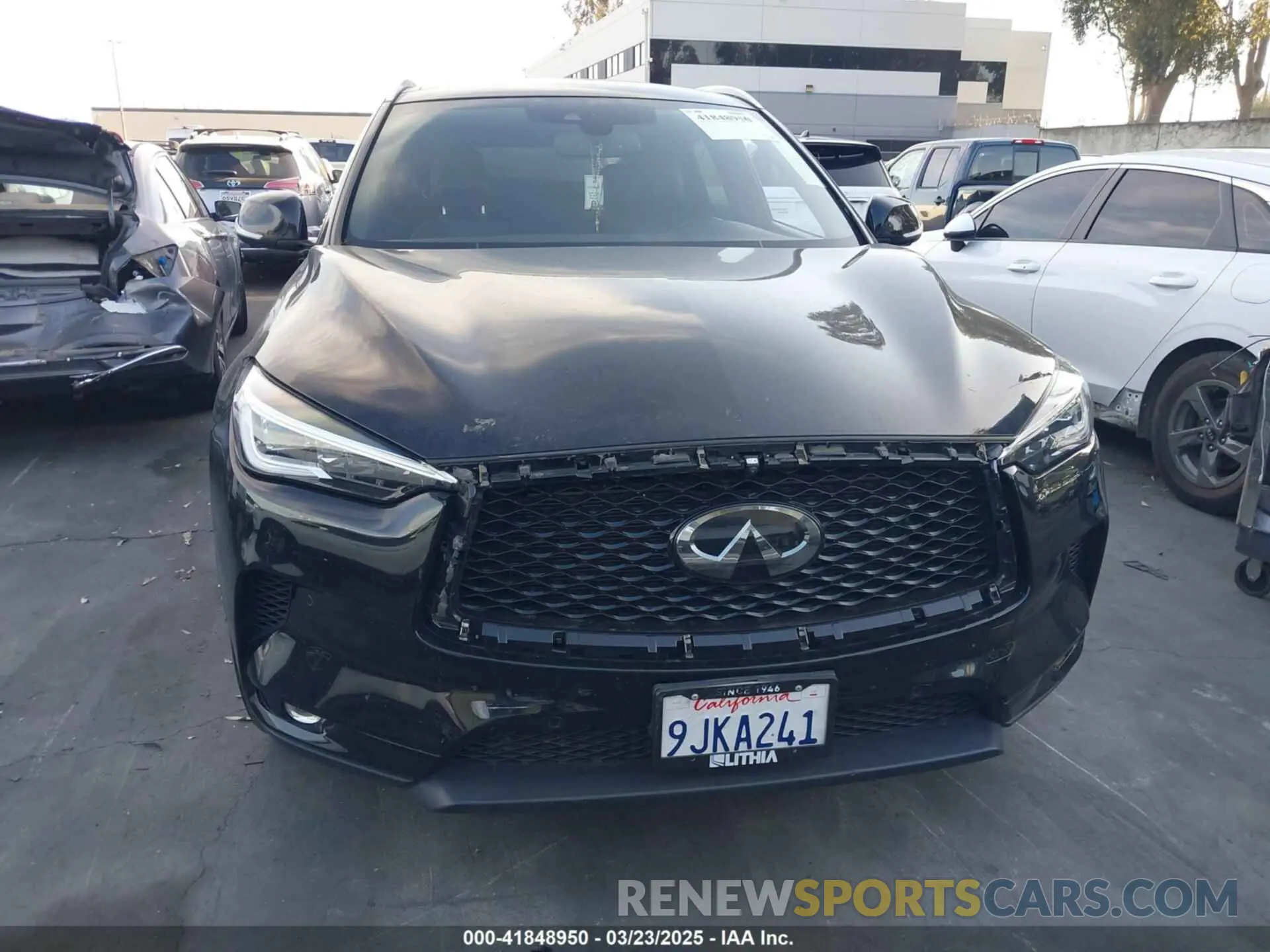 13 fotografías del automóvil dañado 3PCAJ5M10LF116144 INFINITI QX50 2020