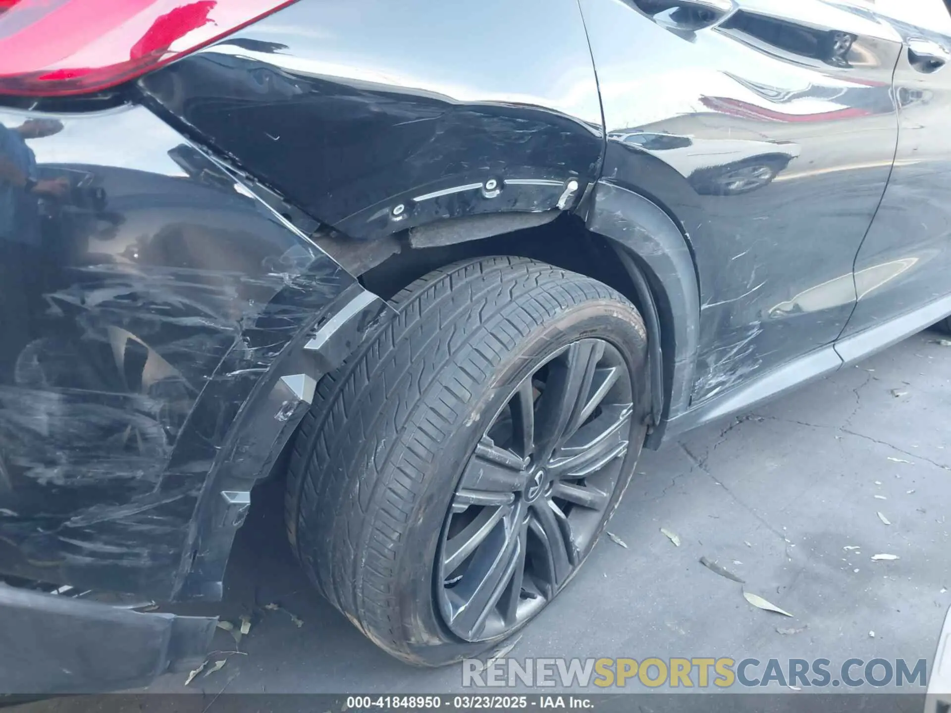 6 fotografías del automóvil dañado 3PCAJ5M10LF116144 INFINITI QX50 2020