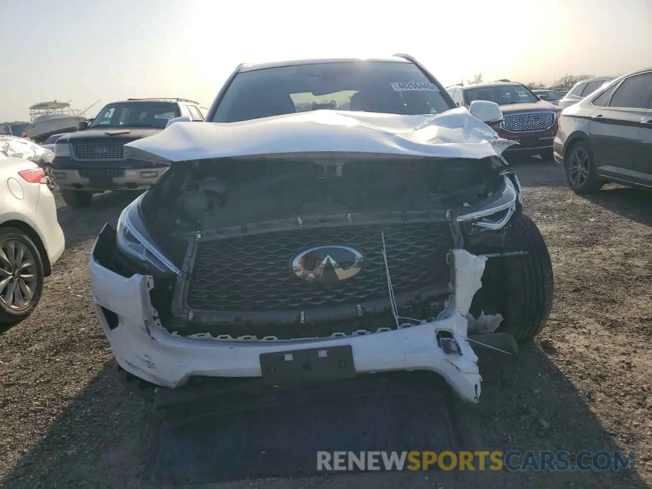 5 fotografías del automóvil dañado 3PCAJ5M11LF121403 INFINITI QX50 2020