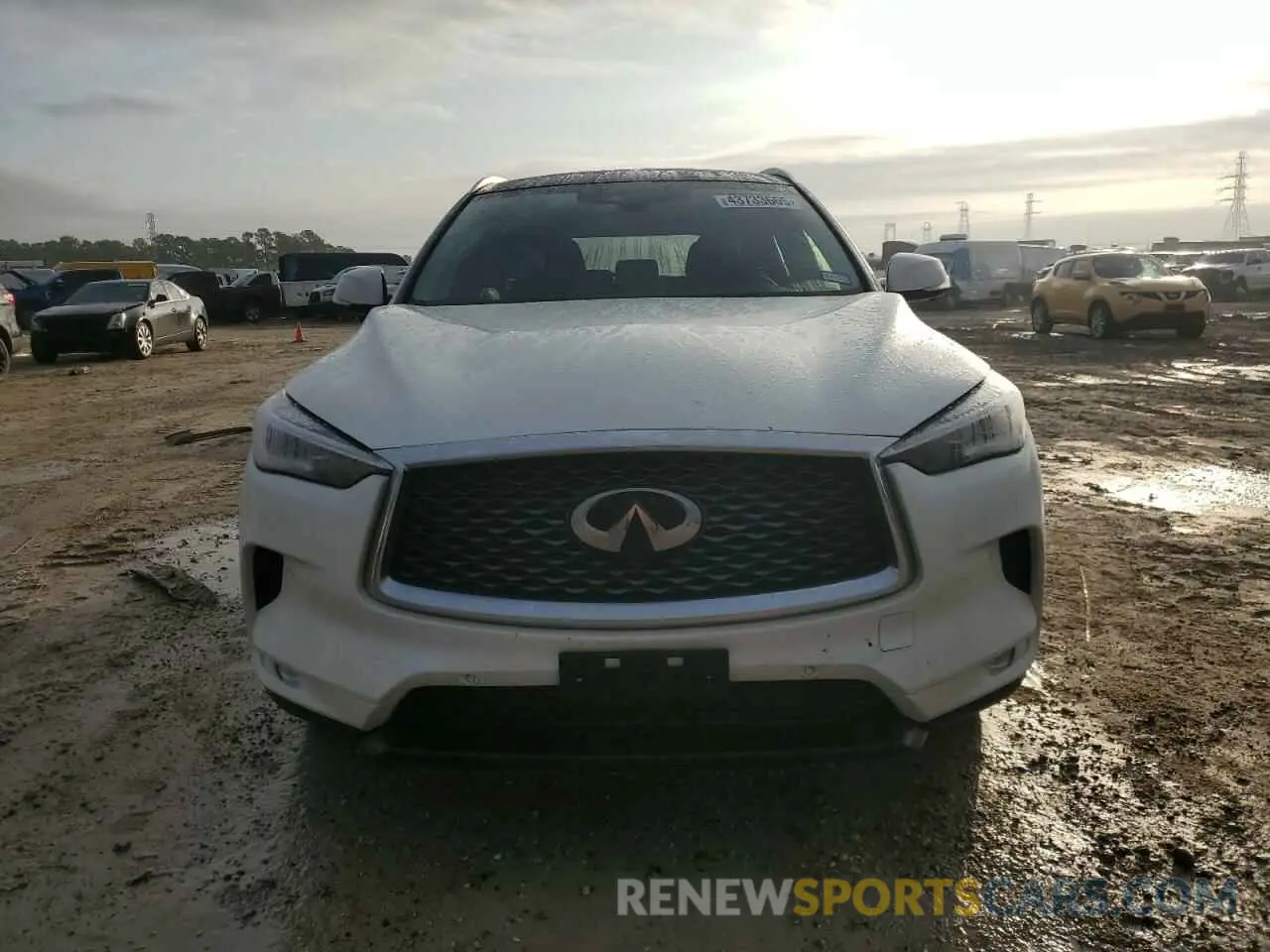 5 fotografías del automóvil dañado 3PCAJ5M12LF102665 INFINITI QX50 2020