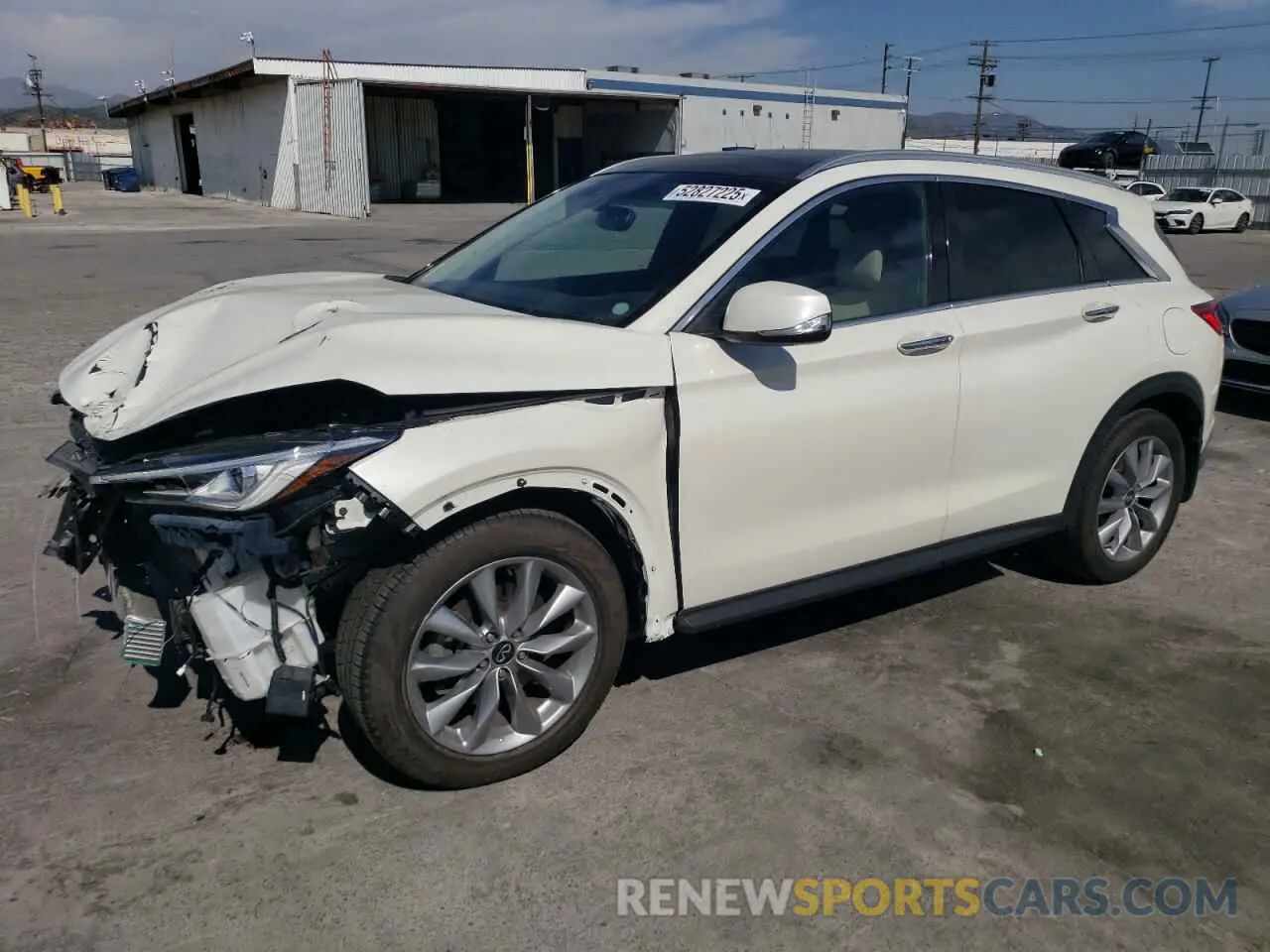 1 fotografías del automóvil dañado 3PCAJ5M12LF105226 INFINITI QX50 2020
