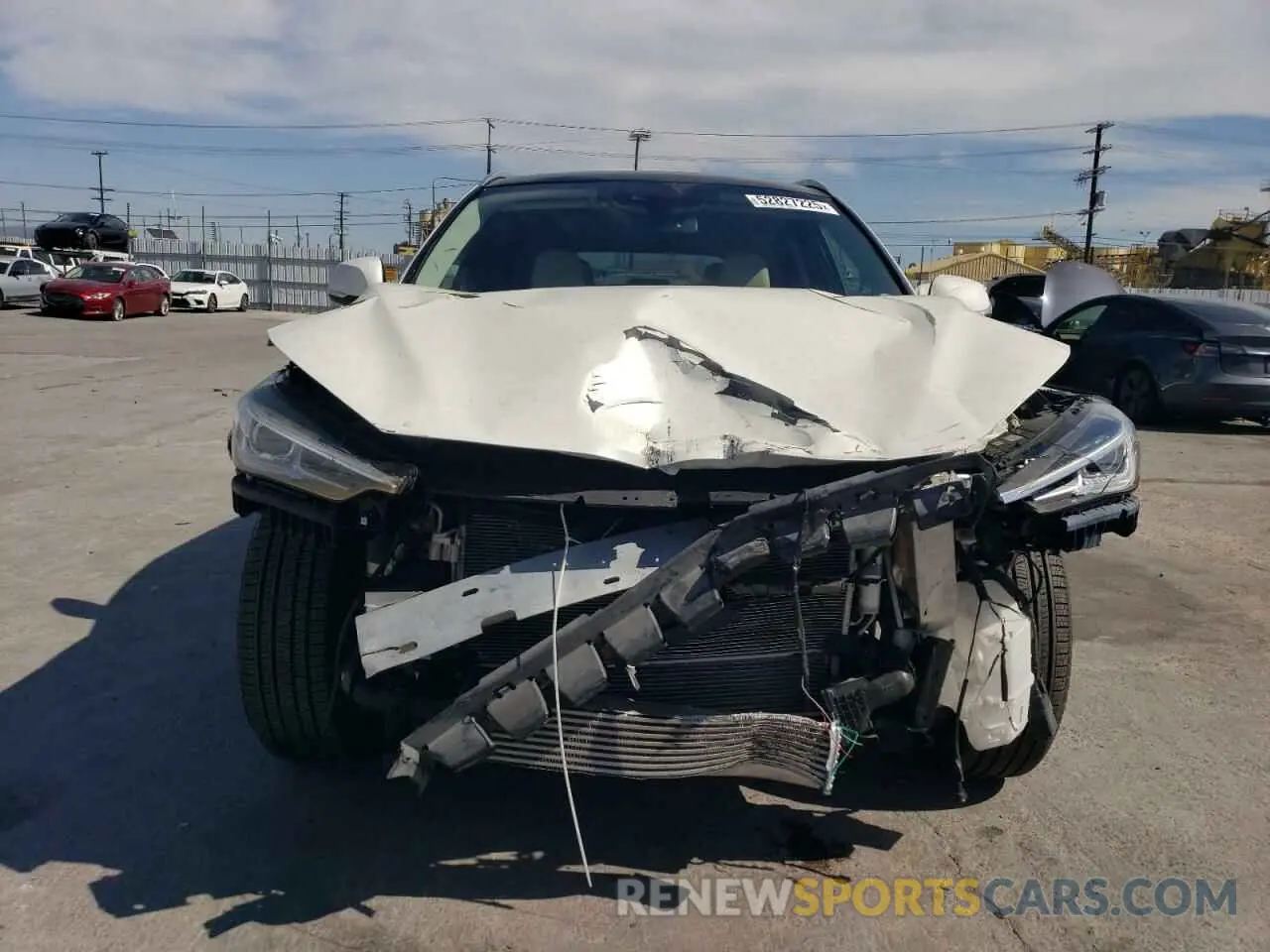 5 fotografías del automóvil dañado 3PCAJ5M12LF105226 INFINITI QX50 2020
