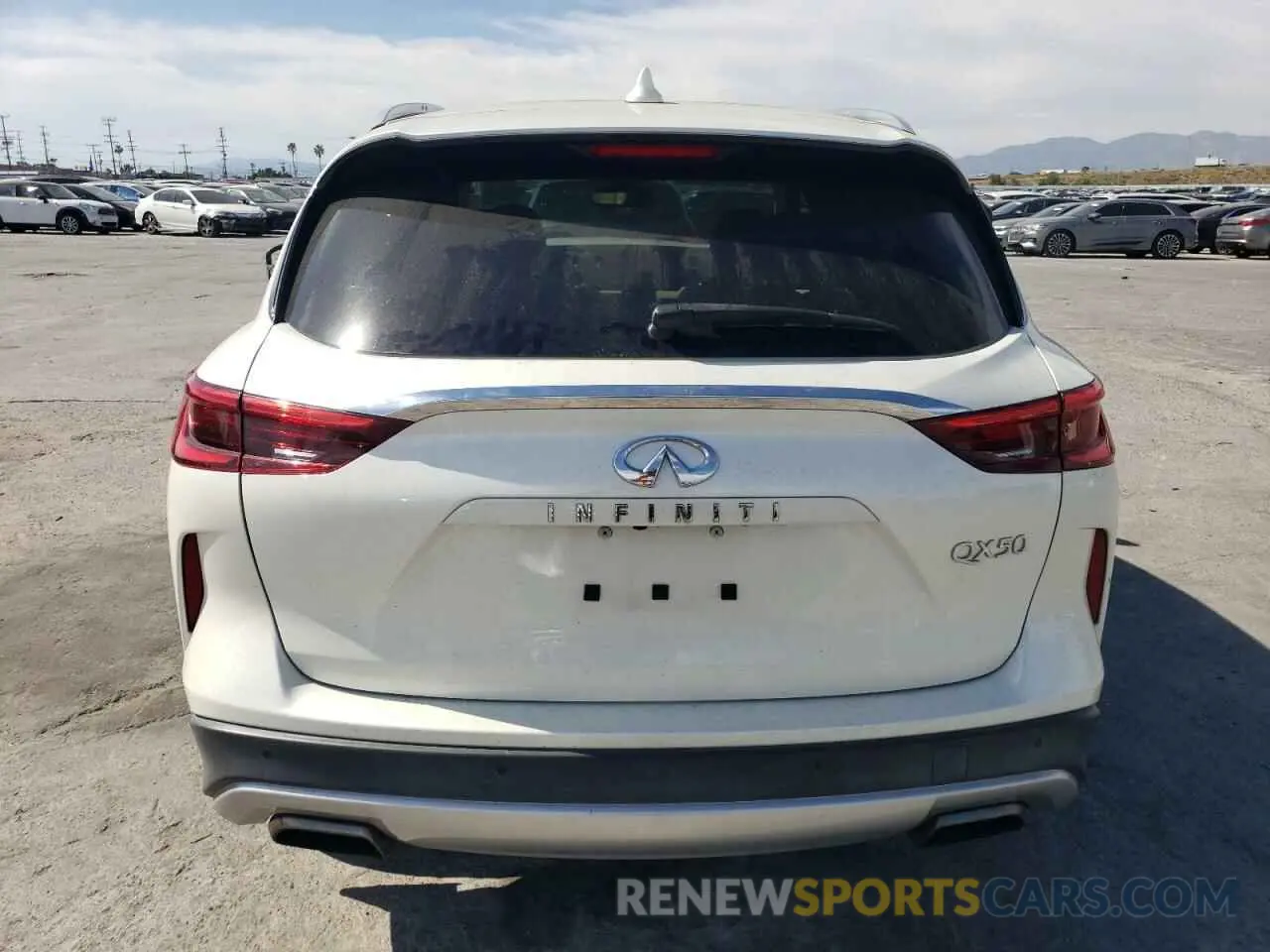 6 fotografías del automóvil dañado 3PCAJ5M12LF105226 INFINITI QX50 2020