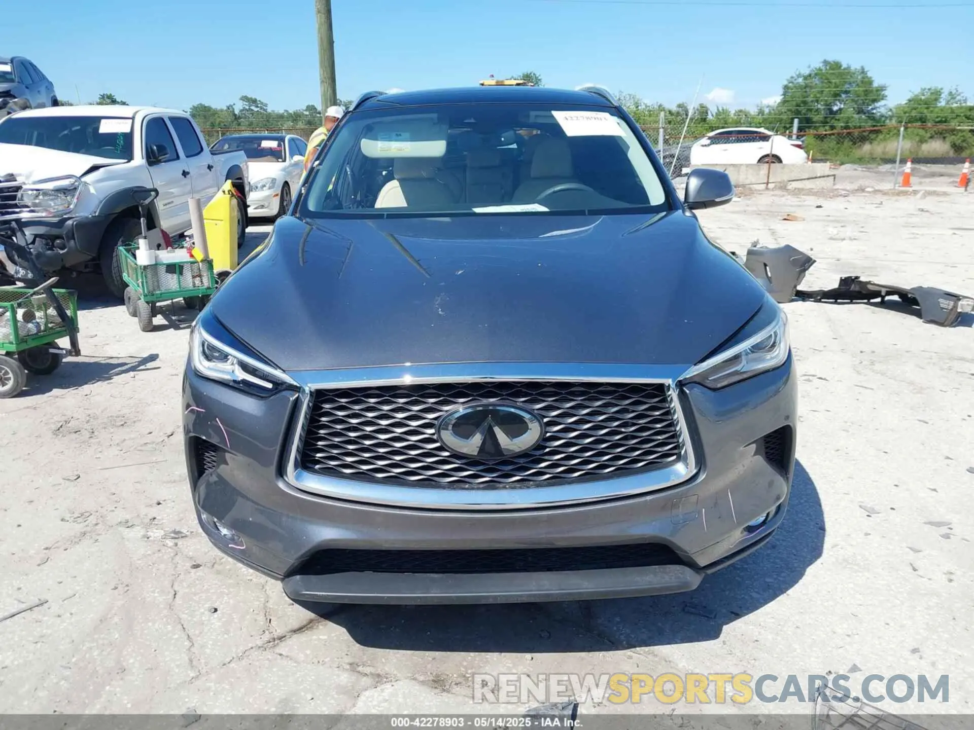 13 fotografías del automóvil dañado 3PCAJ5M13LF103064 INFINITI QX50 2020