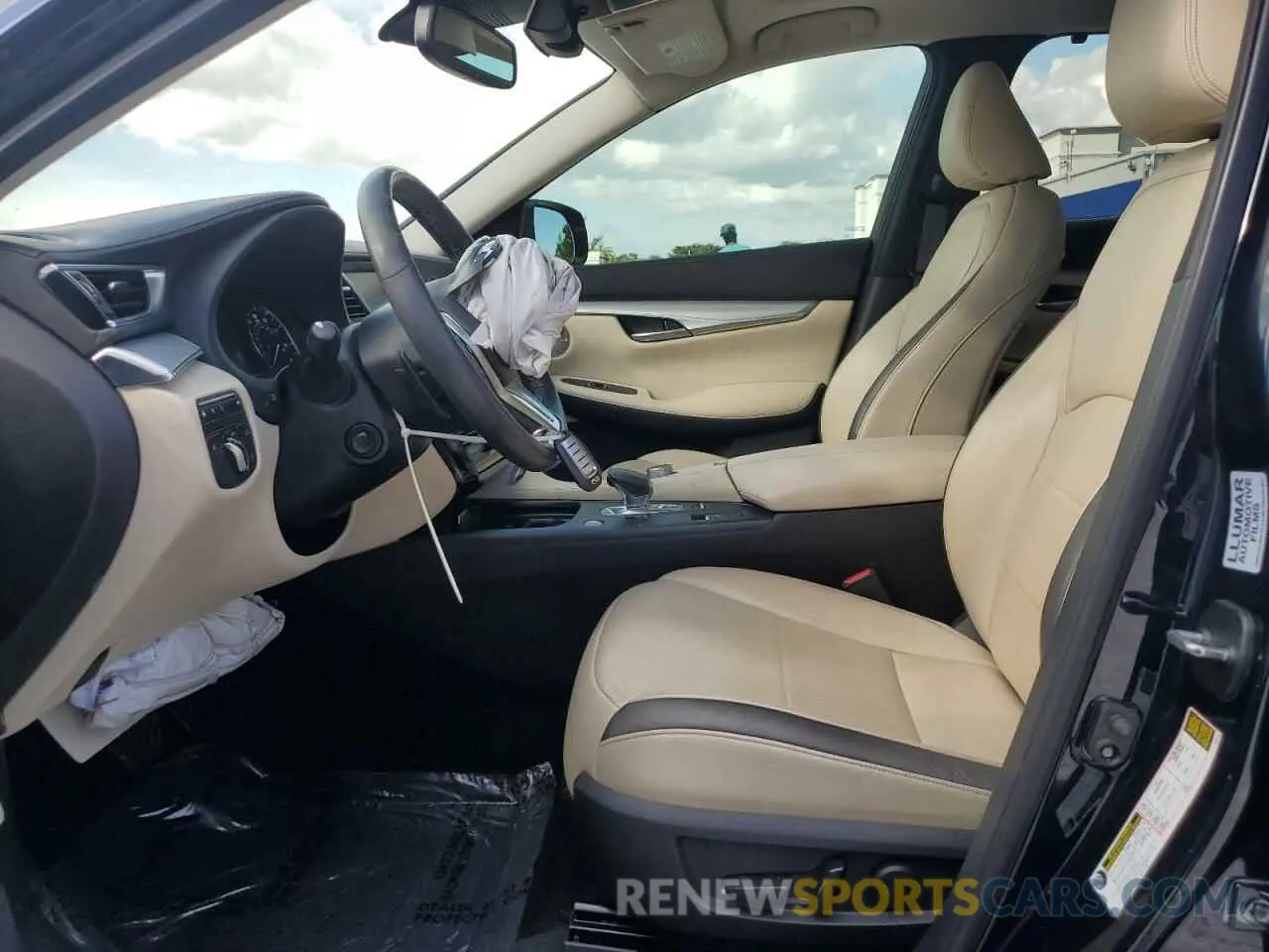 7 fotografías del automóvil dañado 3PCAJ5M14LF119130 INFINITI QX50 2020