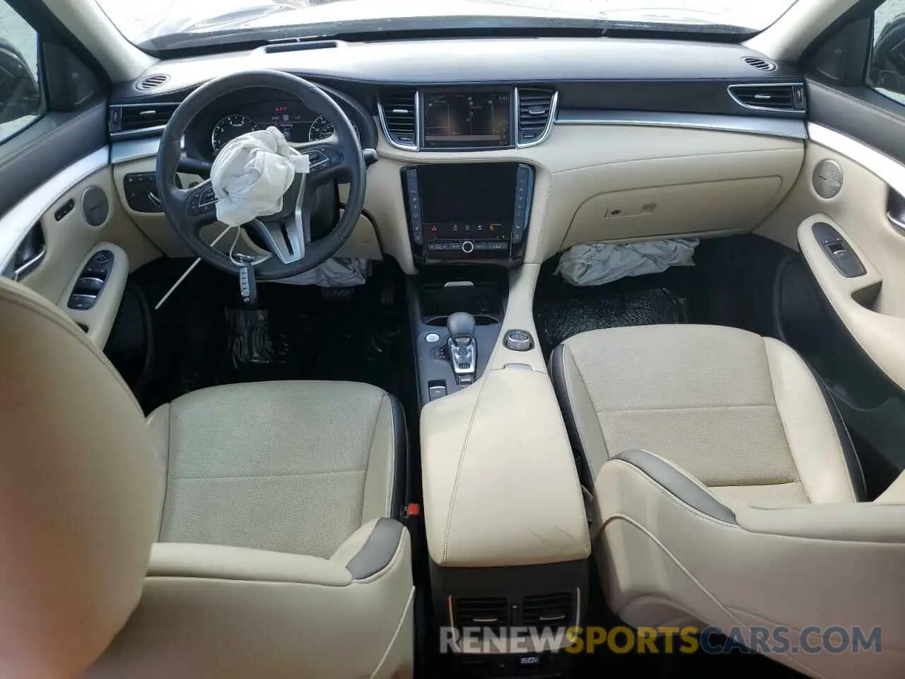 8 fotografías del automóvil dañado 3PCAJ5M14LF119130 INFINITI QX50 2020